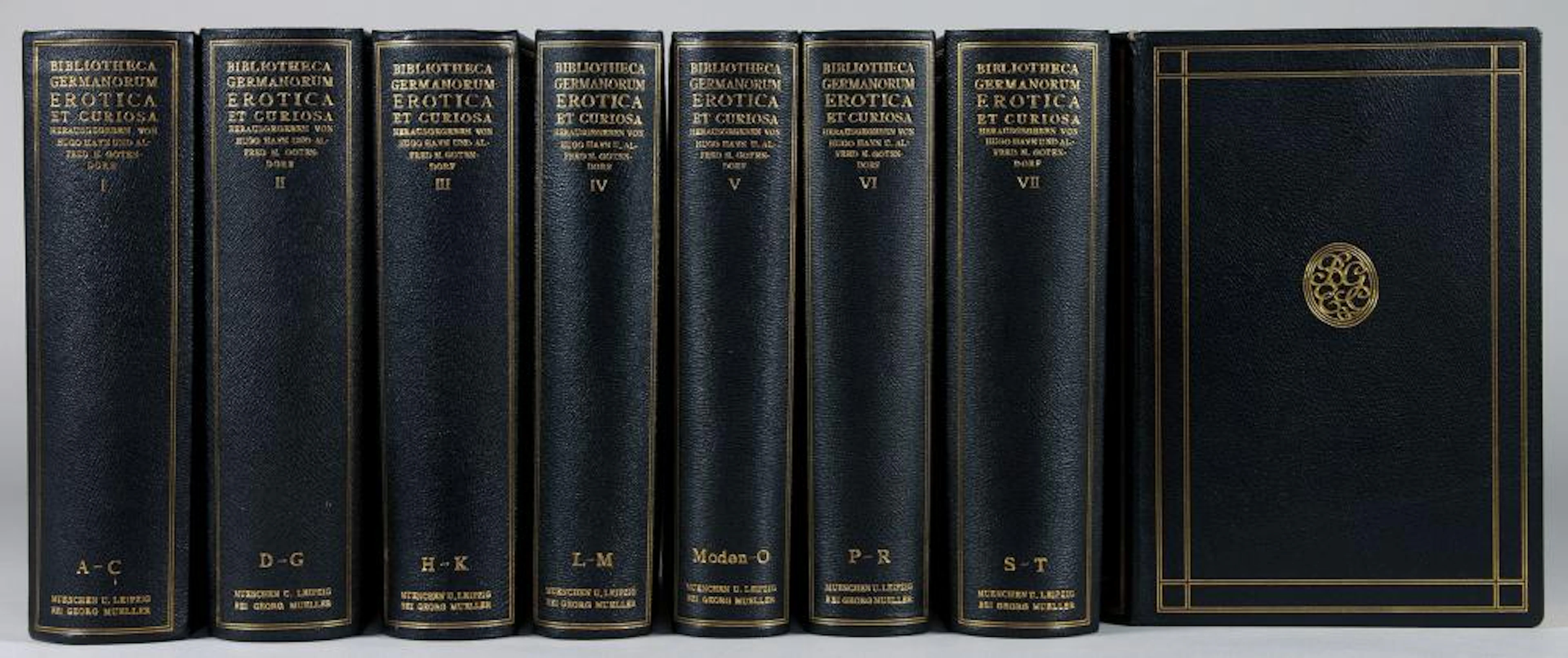 Bibliotheca Germanorum Erotica & Curiosa.