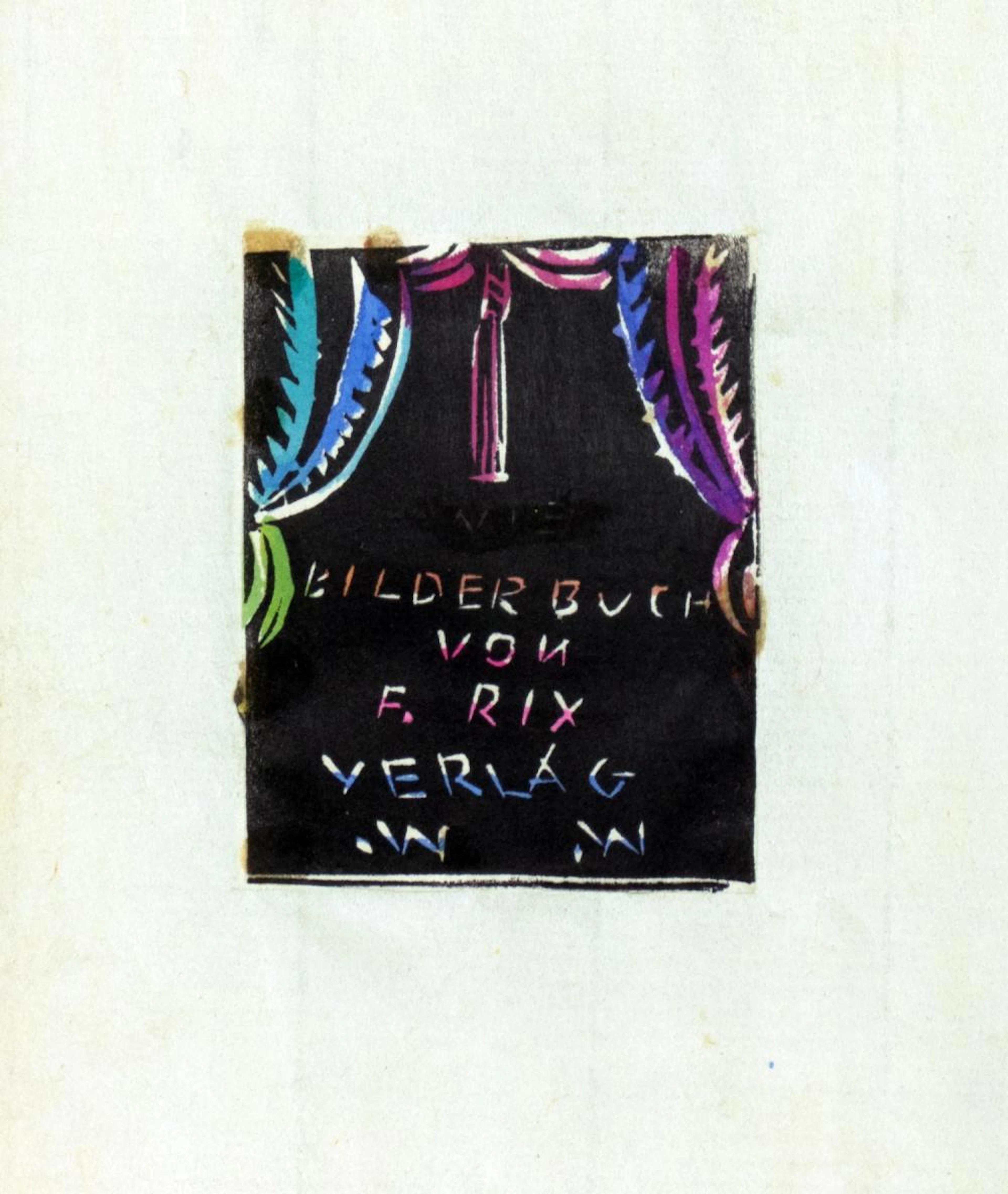 Wiener Werkstätte - F[elice] Rix[-Ueno]. Bilderbuch.