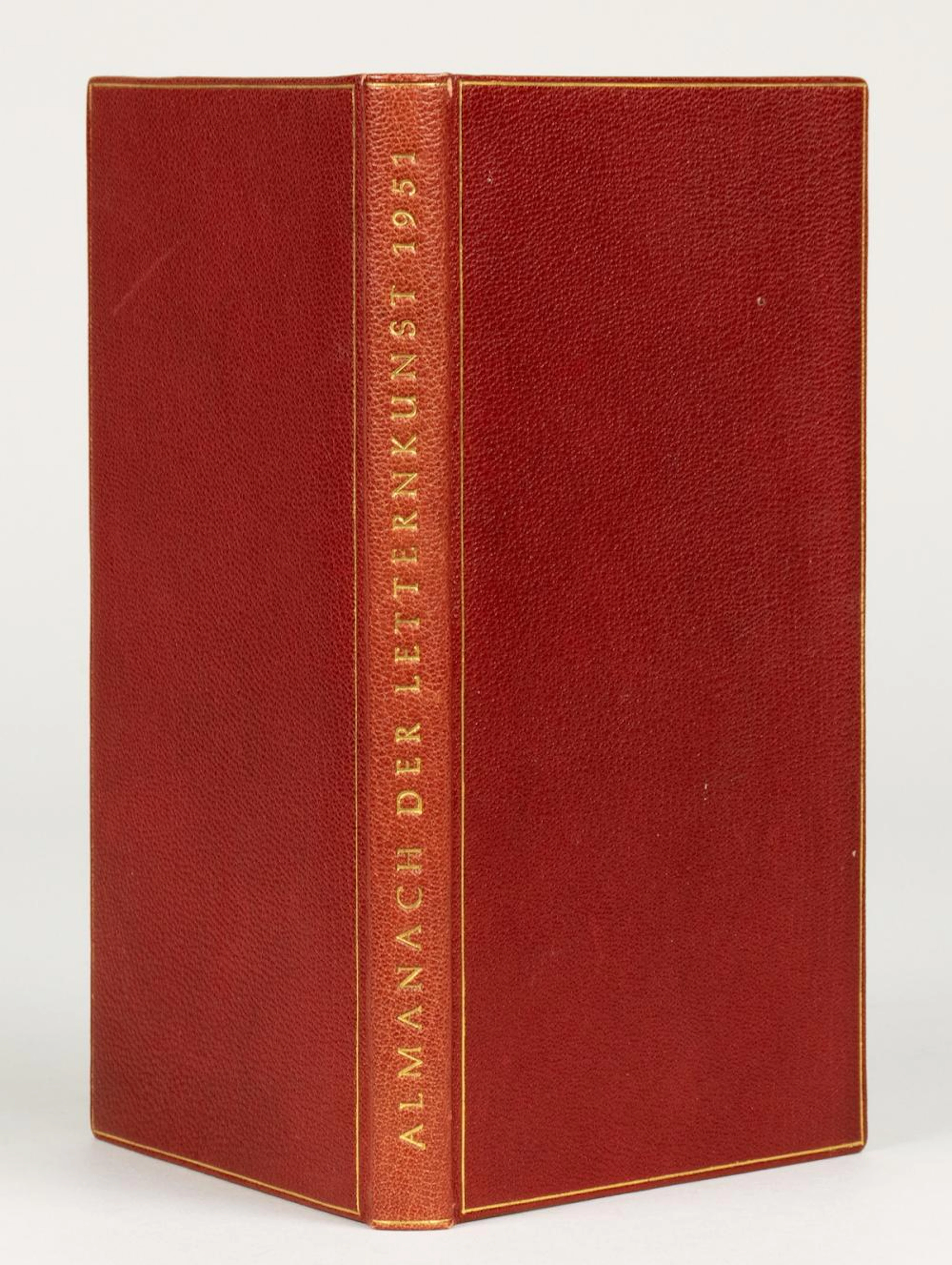 GOTTHARD DE BEAUCLAIR - ALMANACH DER LETTERNKUNST.