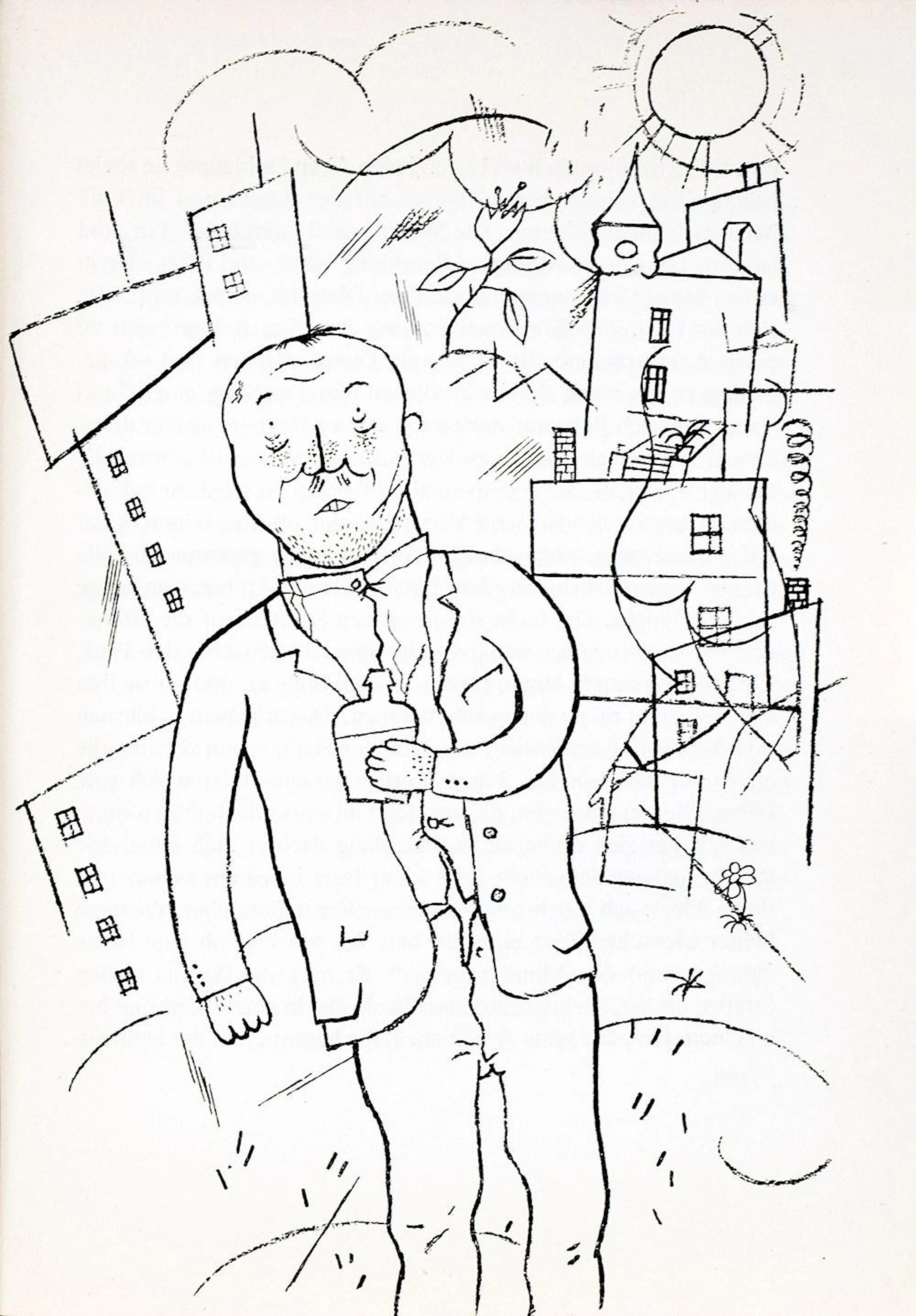 George Grosz - Richard Huelsenbeck. Doctor Billig am Ende.