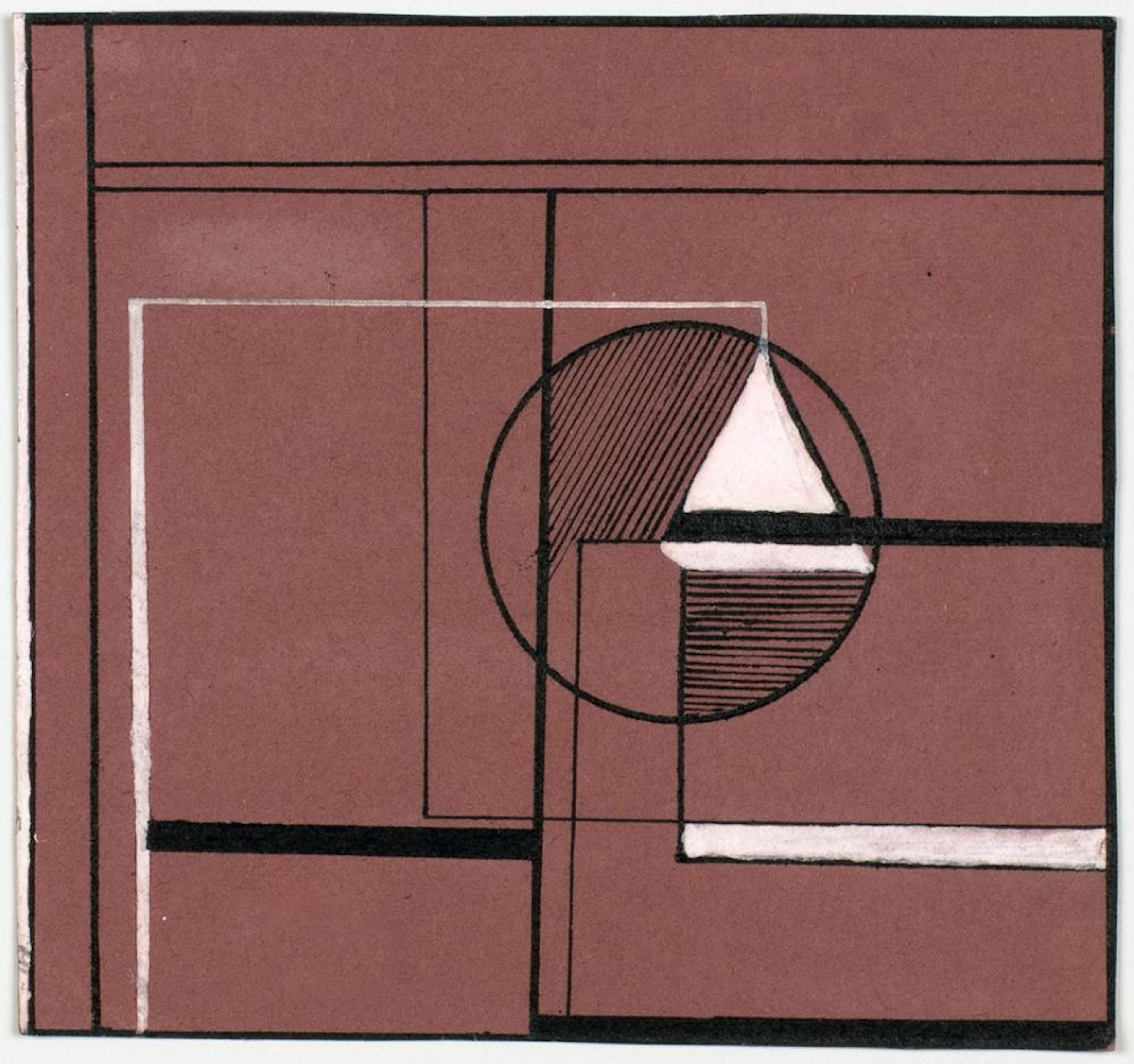 Jan Tschichold. Geometrische Komposition.