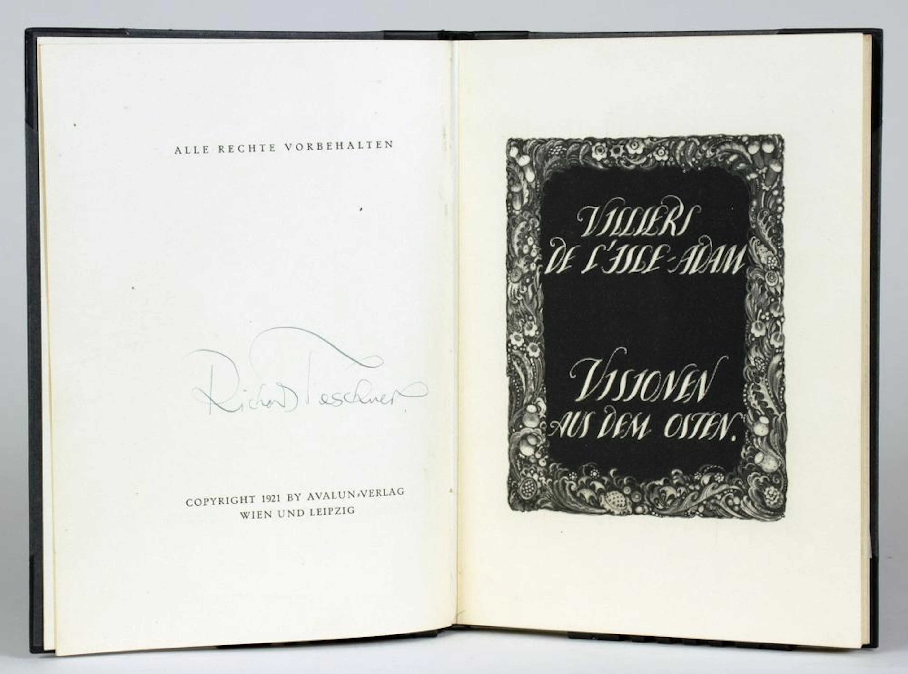 Avalun-Drucke - Phillippe Auguste Martin de Villiers de l?Isle-Adam