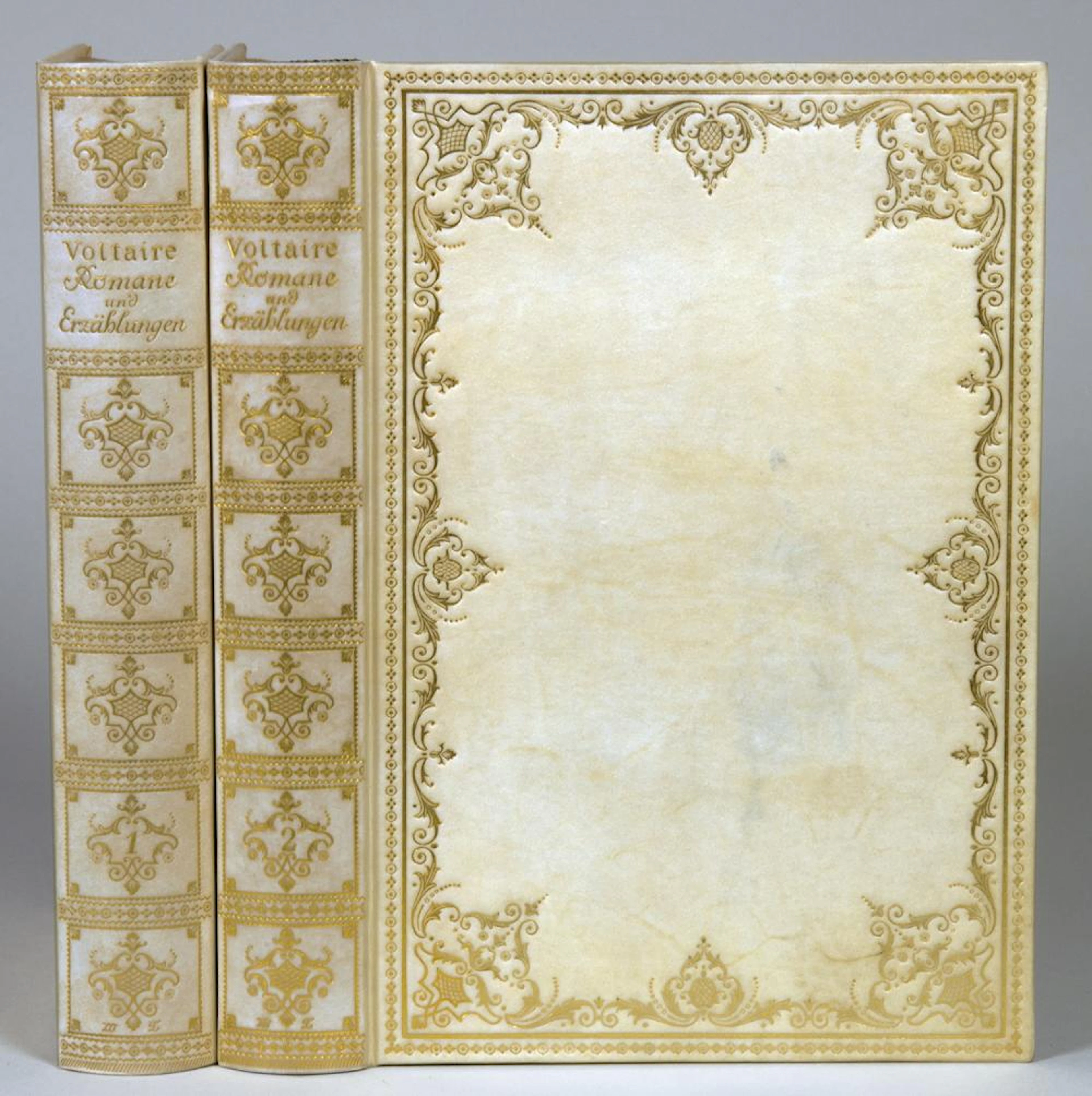 Einbände - François Marie Arouet de Voltaire. Die Romane und Erzählungen.