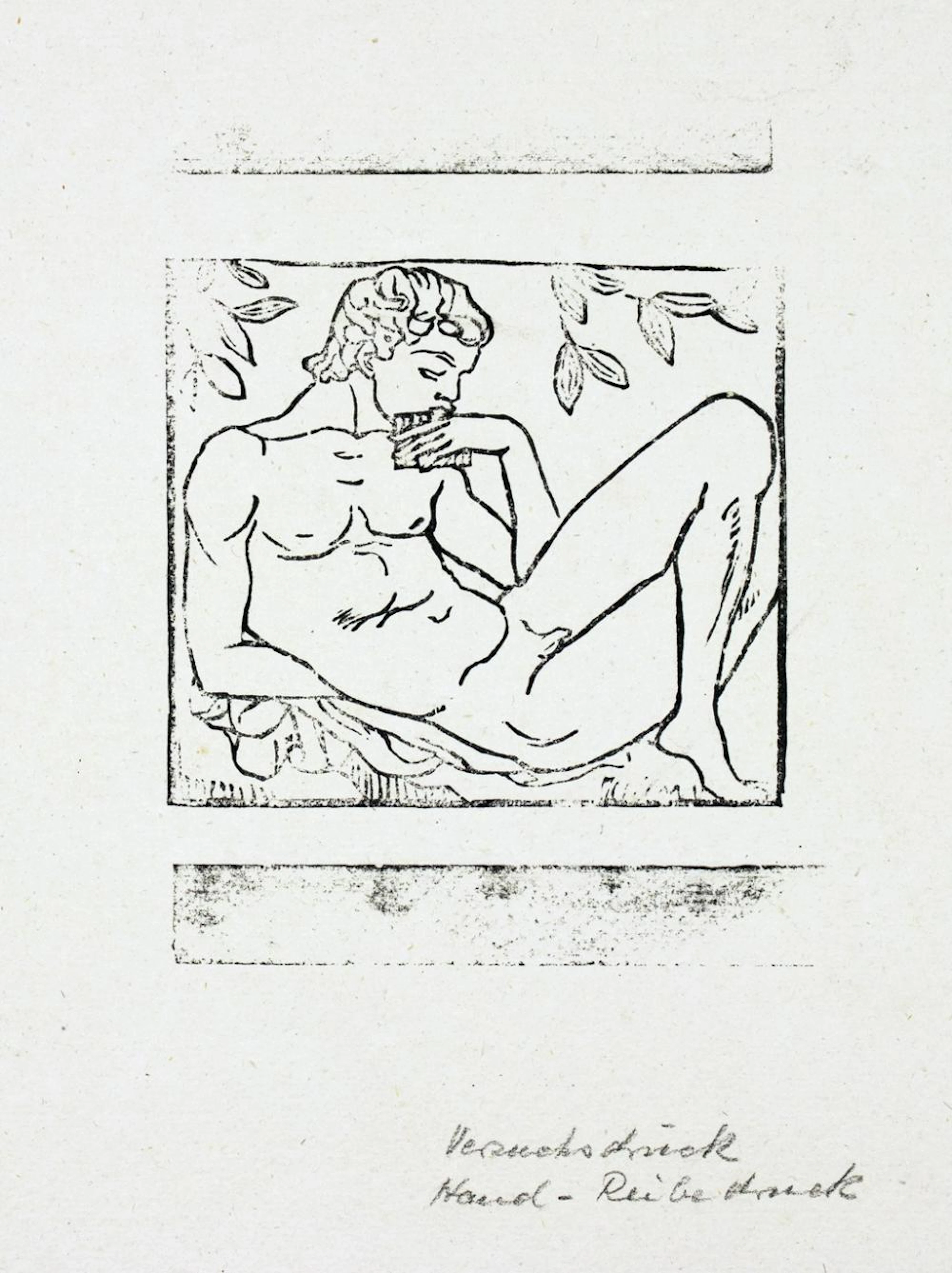 Cranach-Presse - Aristide Maillol. Tityrus.