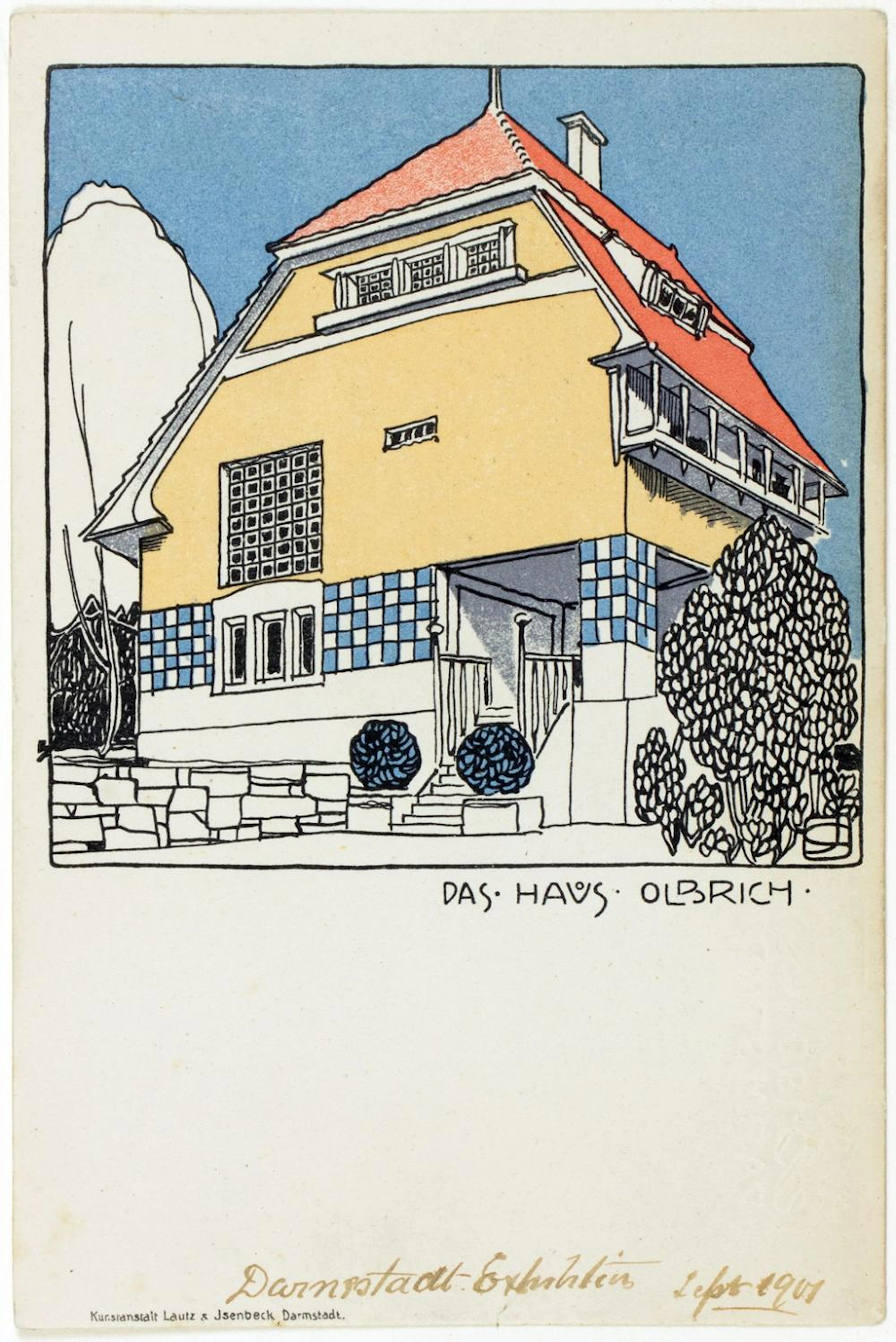 Joseph Maria Olbrich. Das Haus Olbrich.