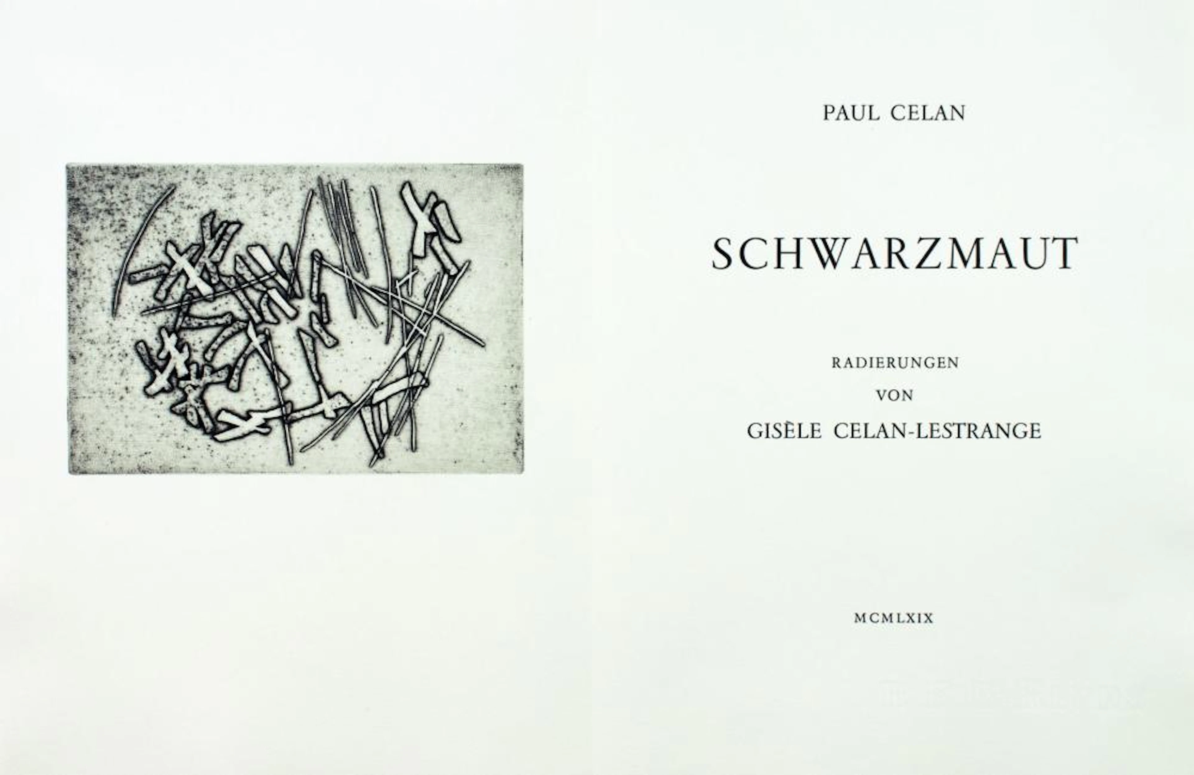 Paul Celan. Schwarzmaut.