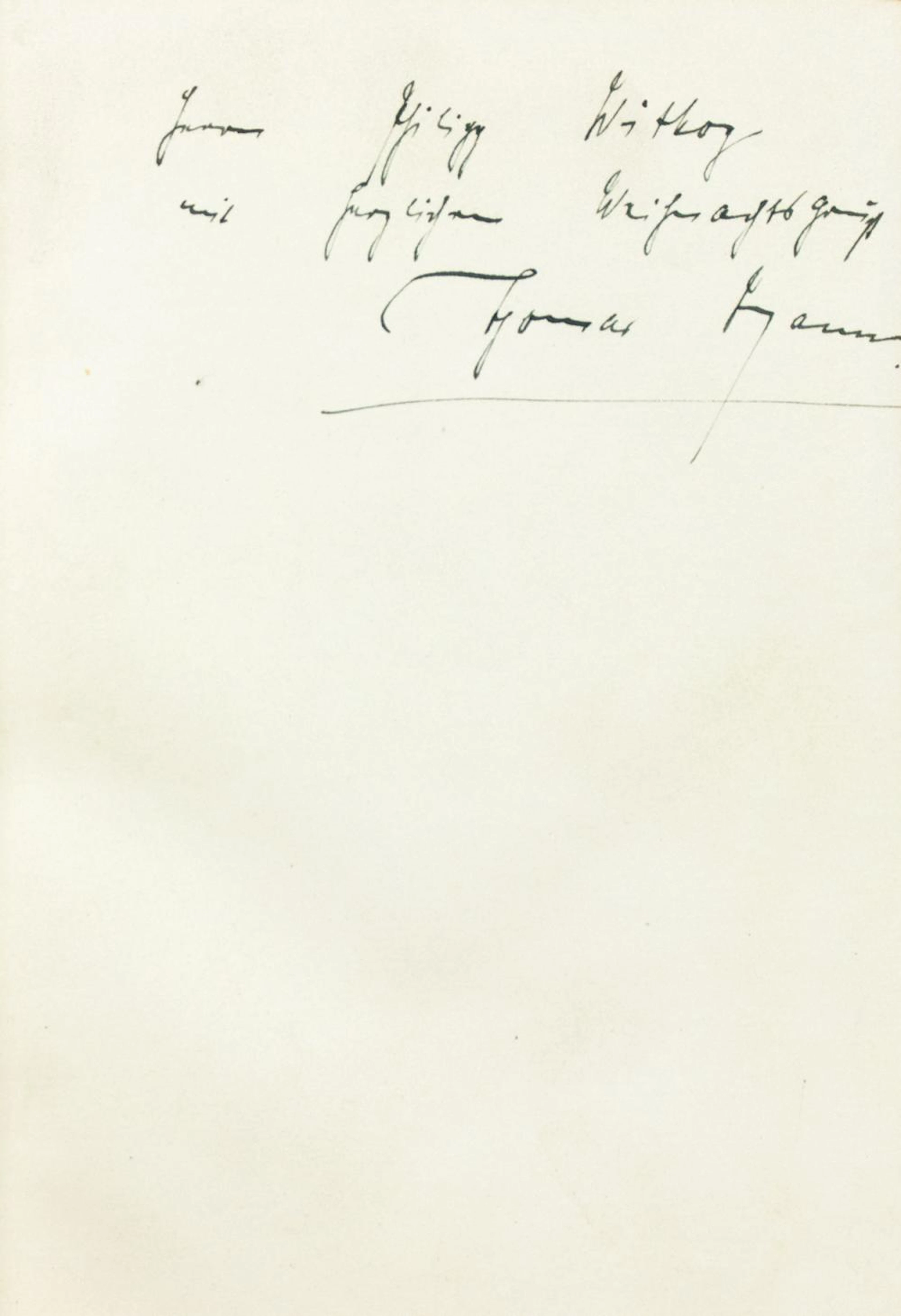 Thomas Mann. Königliche Hoheit.