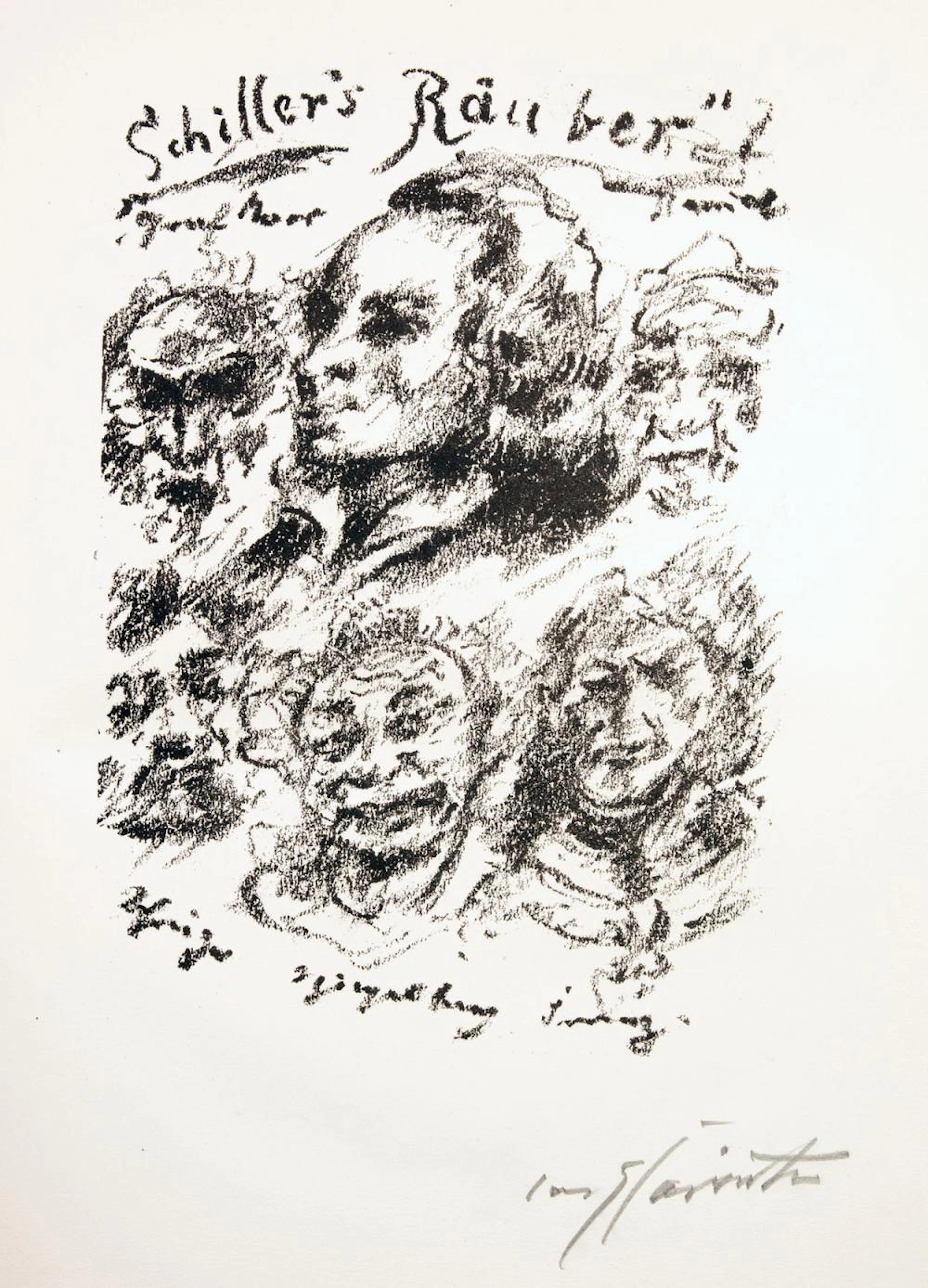 Lovis Corinth - Friedrich von Schiller. Die Räuber.