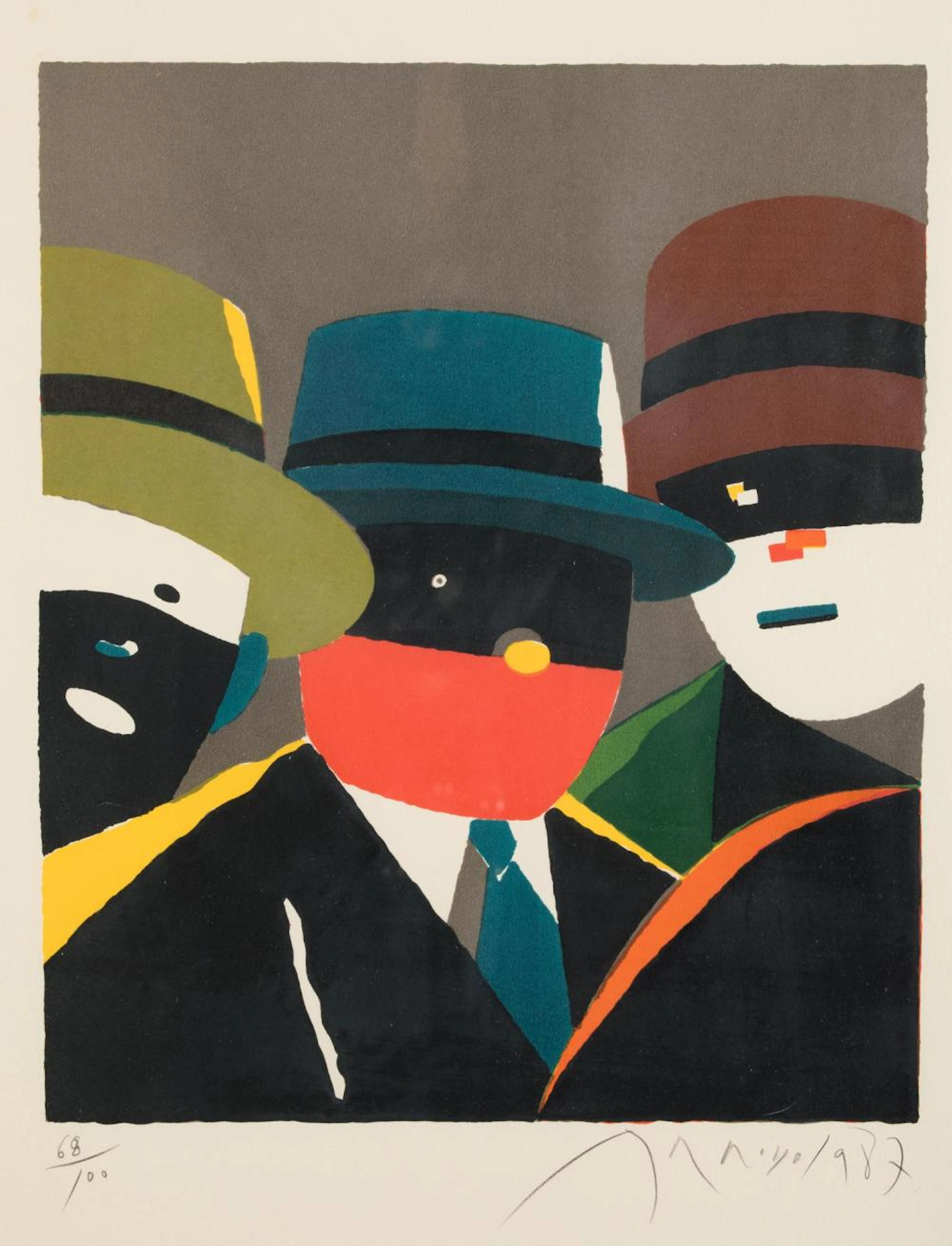 EDUARDO ARROYO Madrid (1937) / (2018) "Characters", 1987