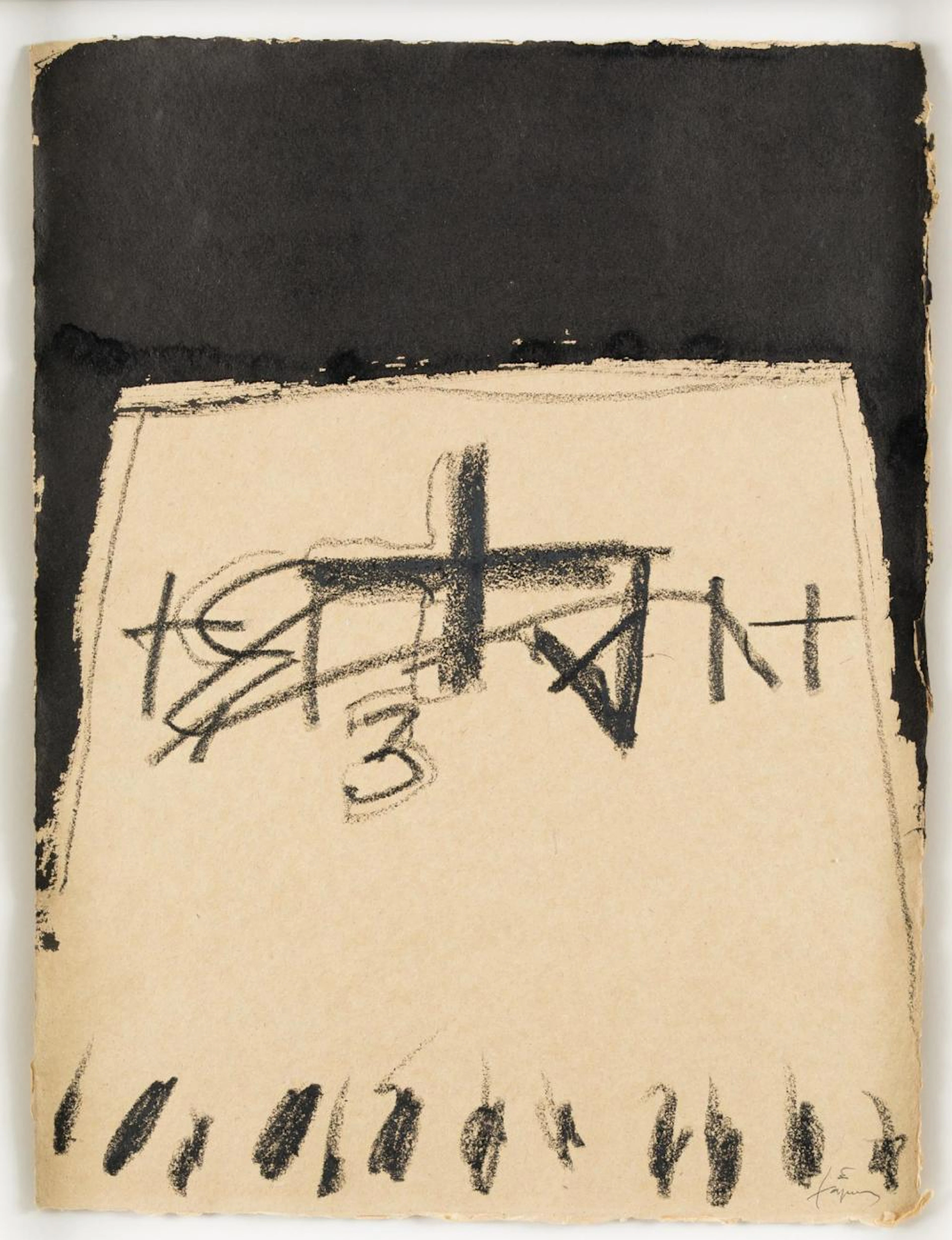 ANTONI TÀPIES Barcelona (1923) / (2012) "Trapezi shape", 2004