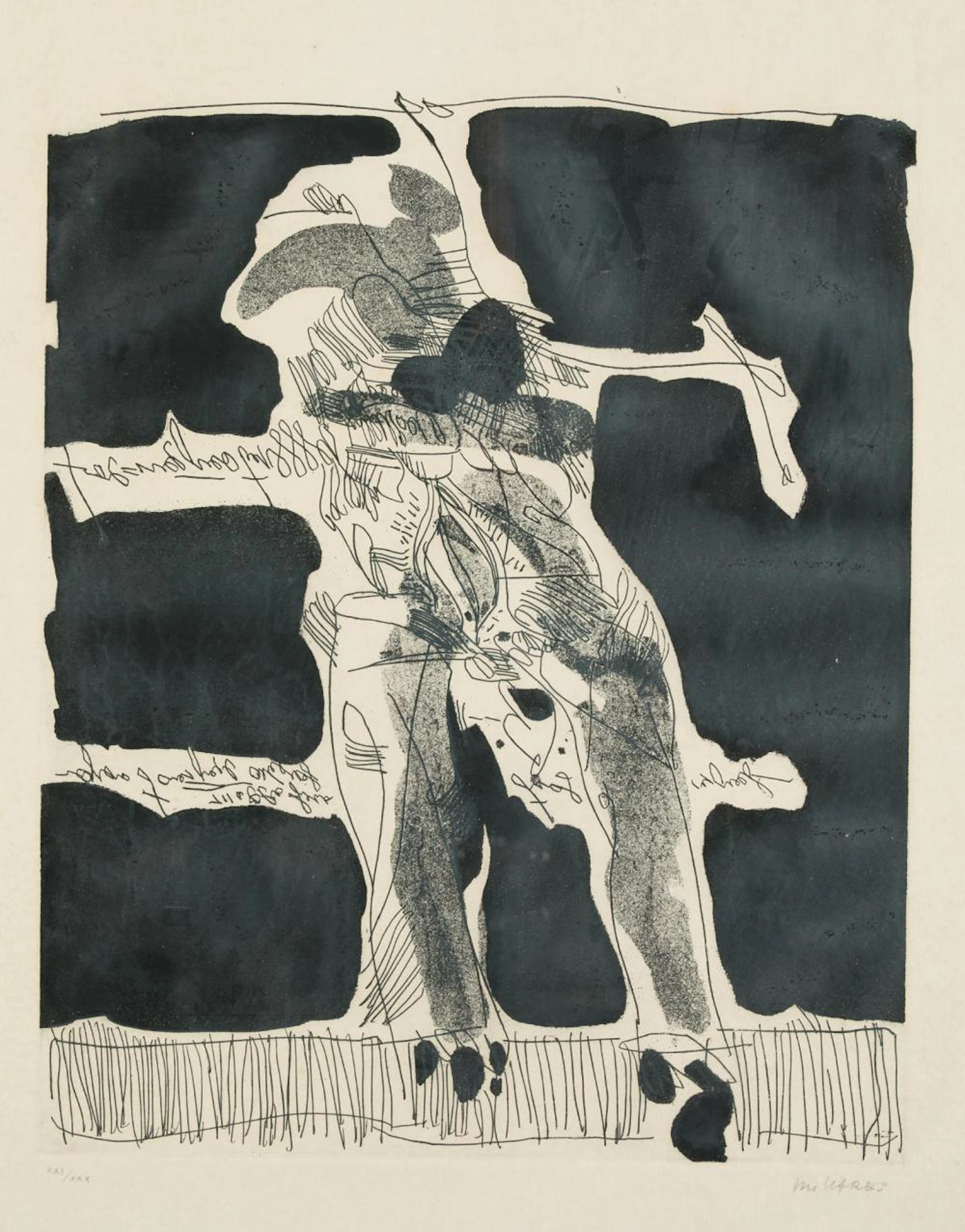 MANUEL MILLARES Las Palmas de Gran C (1926) / Madrid (1972) "Untitled", 1972