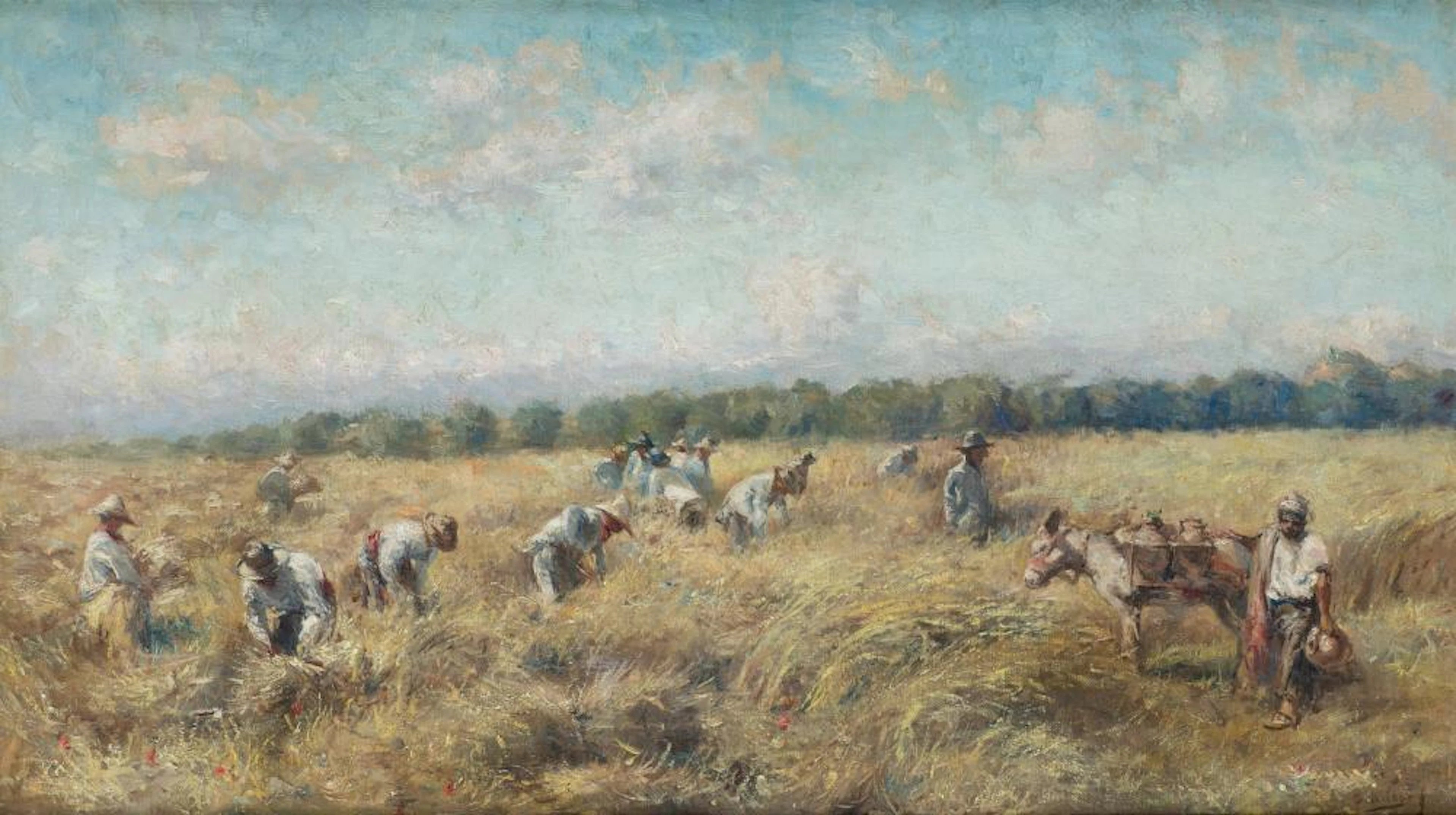 GONZALO BILBAO Seville (1860) / Madrid (1938) "Landscape of Haza del Pozo"