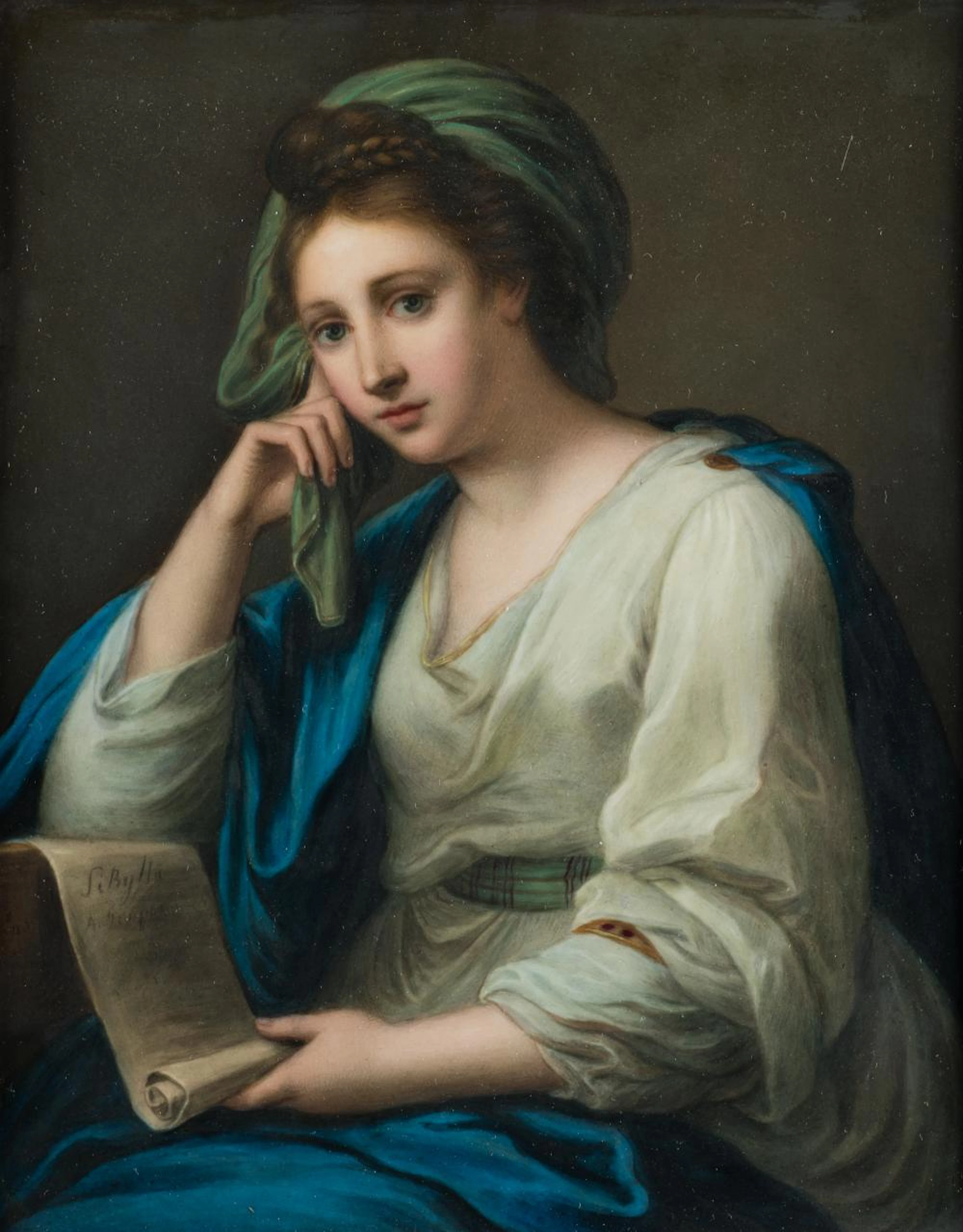 FOLLOWER OF ANGELICA KAUFFMANN (19th century) "The Eritrean Sibyl"