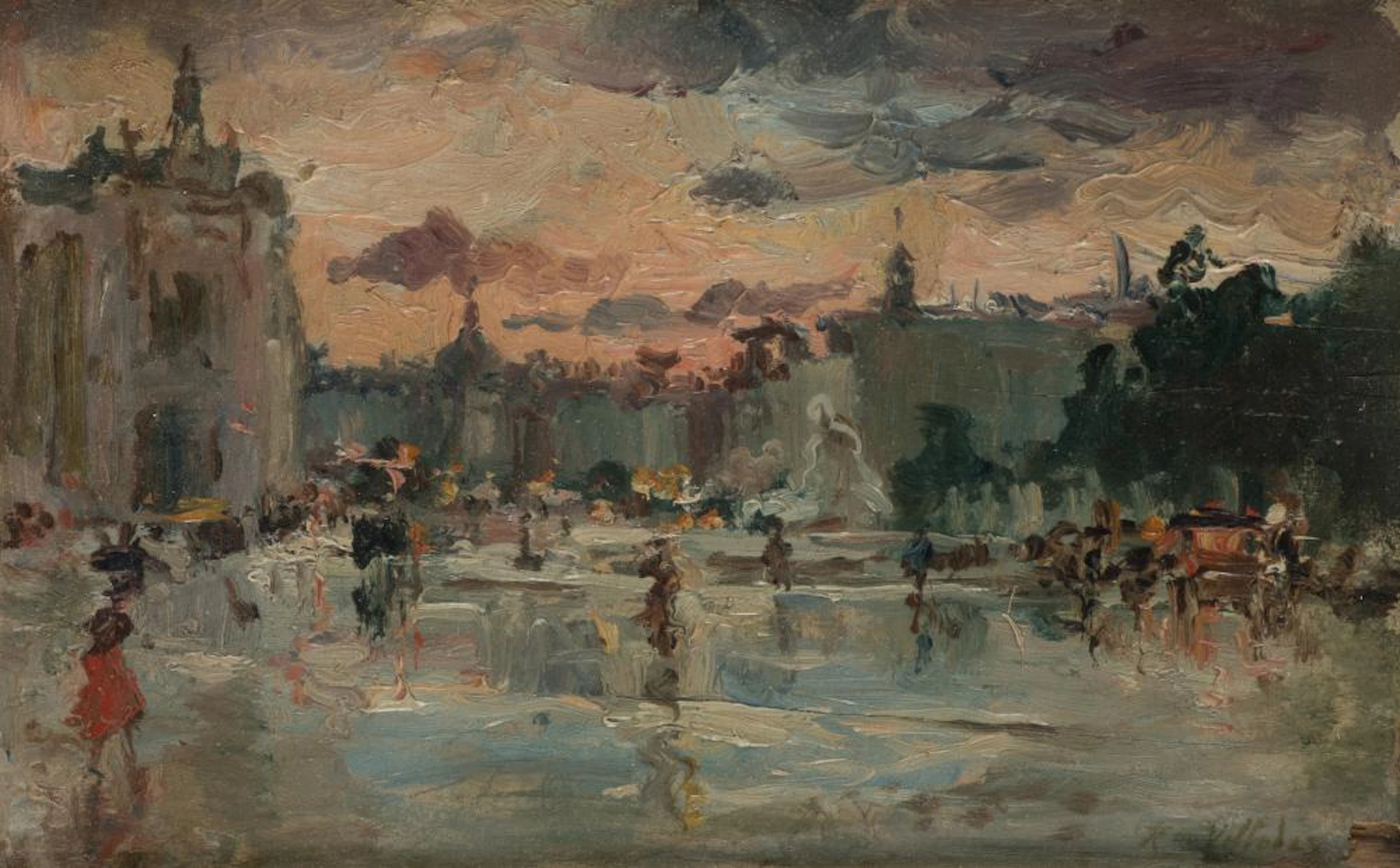RICARDO VILLODAS Y DE LA TORRE Madrid (1846) / Soria (1904) "Cibeles Square"