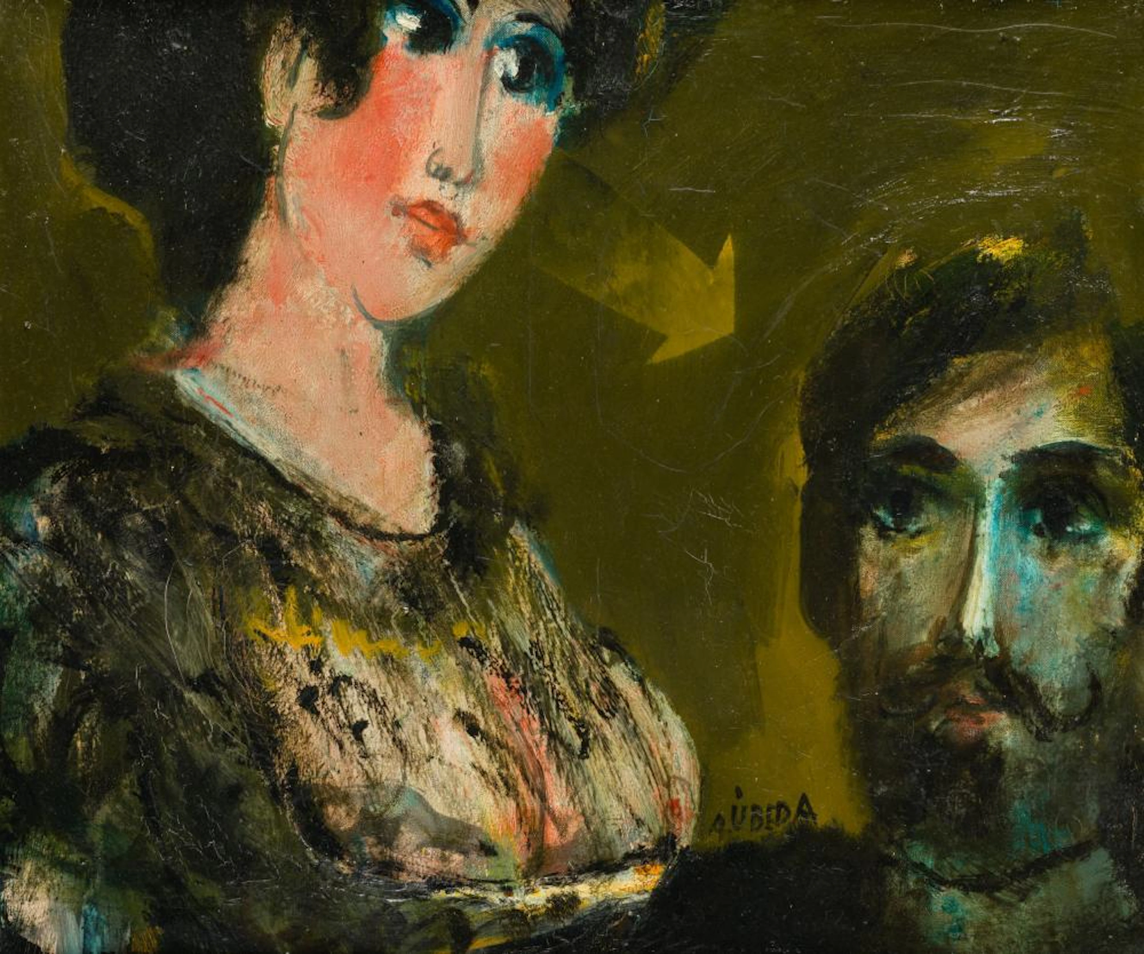 AGUSTÍN ÚBEDA Herencia, Ciudad Real (1925) / (2007) "The couple"