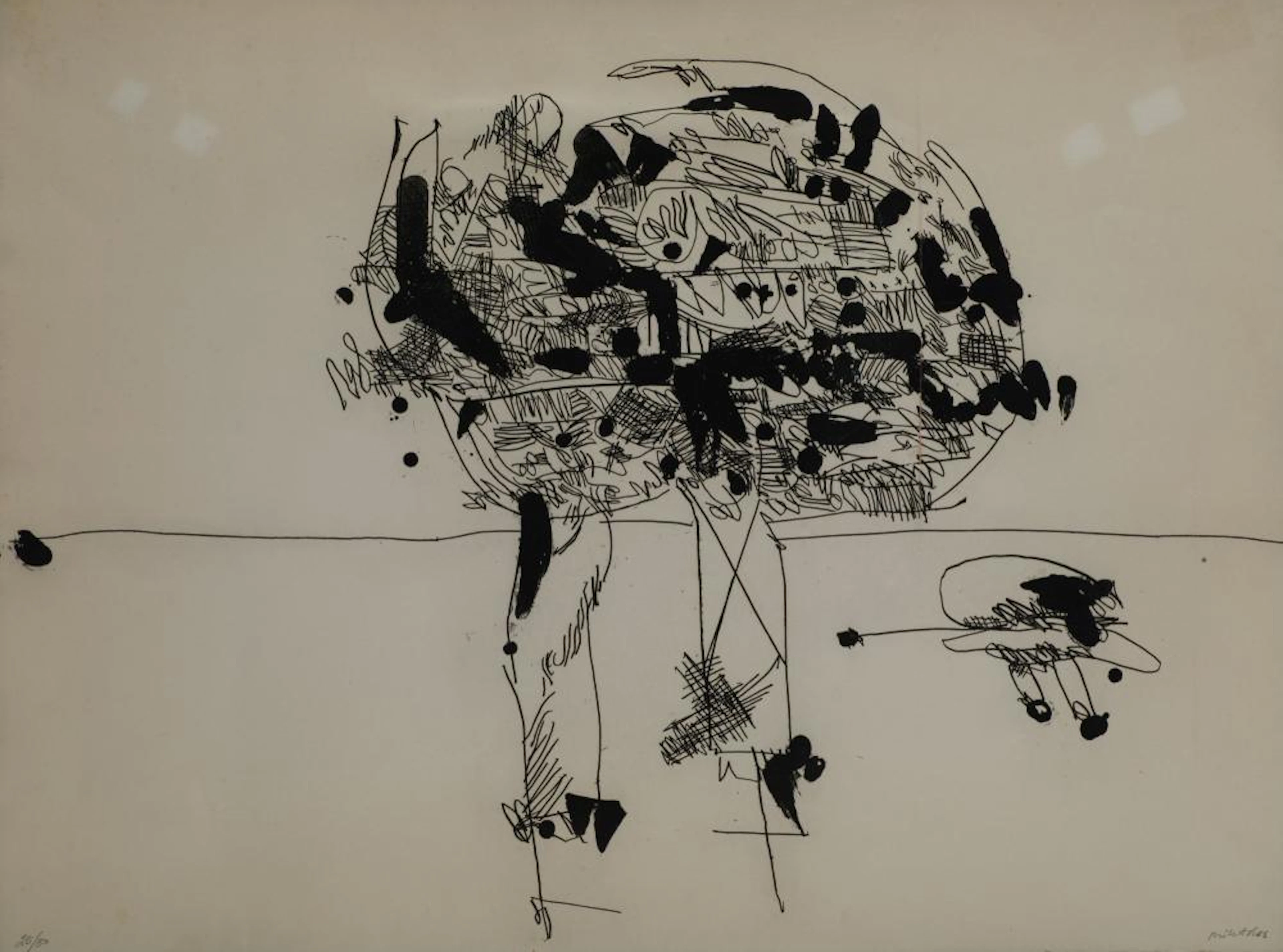MANUEL MILLARES Las Palmas de Gran C (1926) / Madrid (1972) "Anthropofauna"