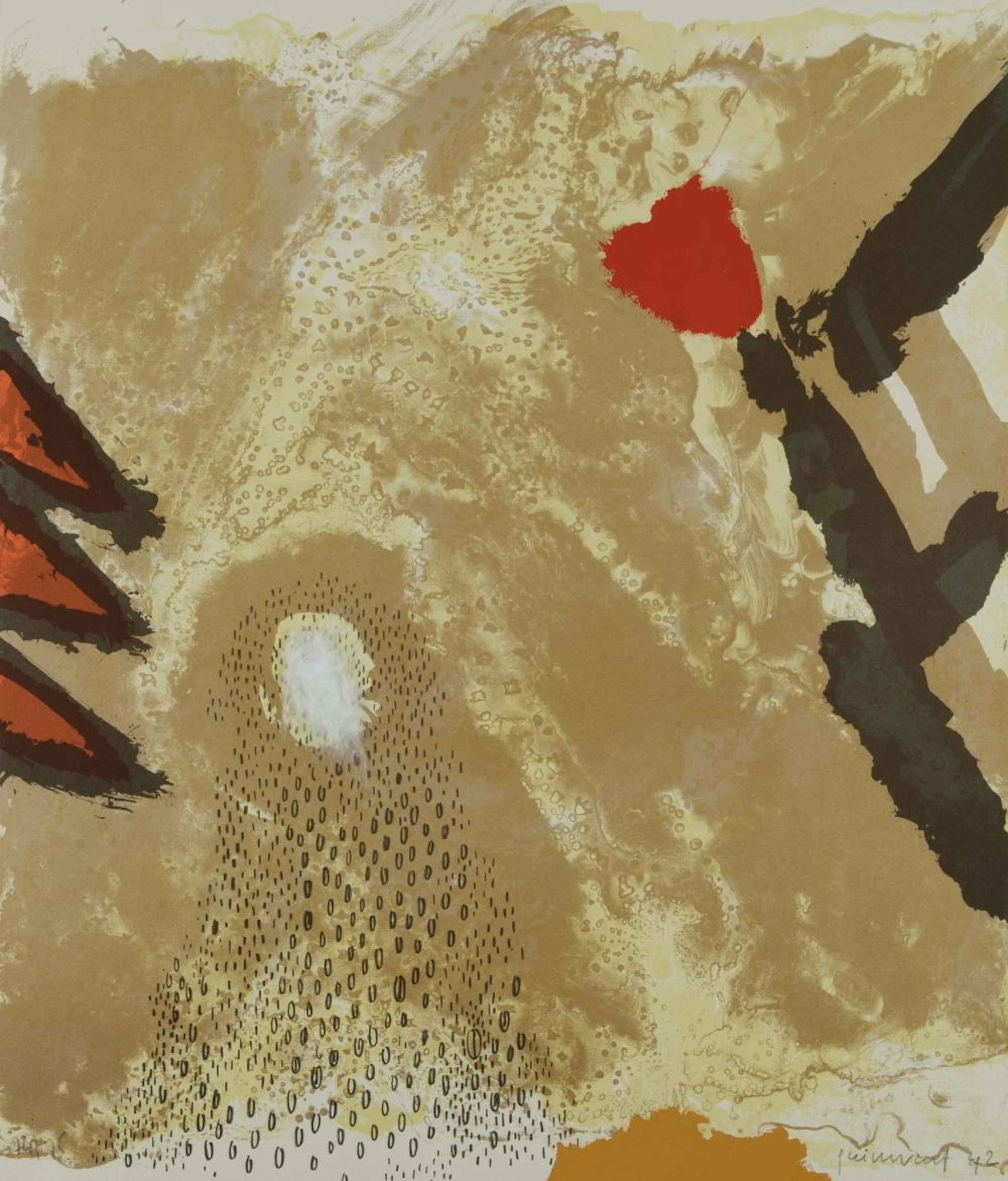 JOSEP GUINOVART Barcelona (1927 / 2007) "Untitled", 1992