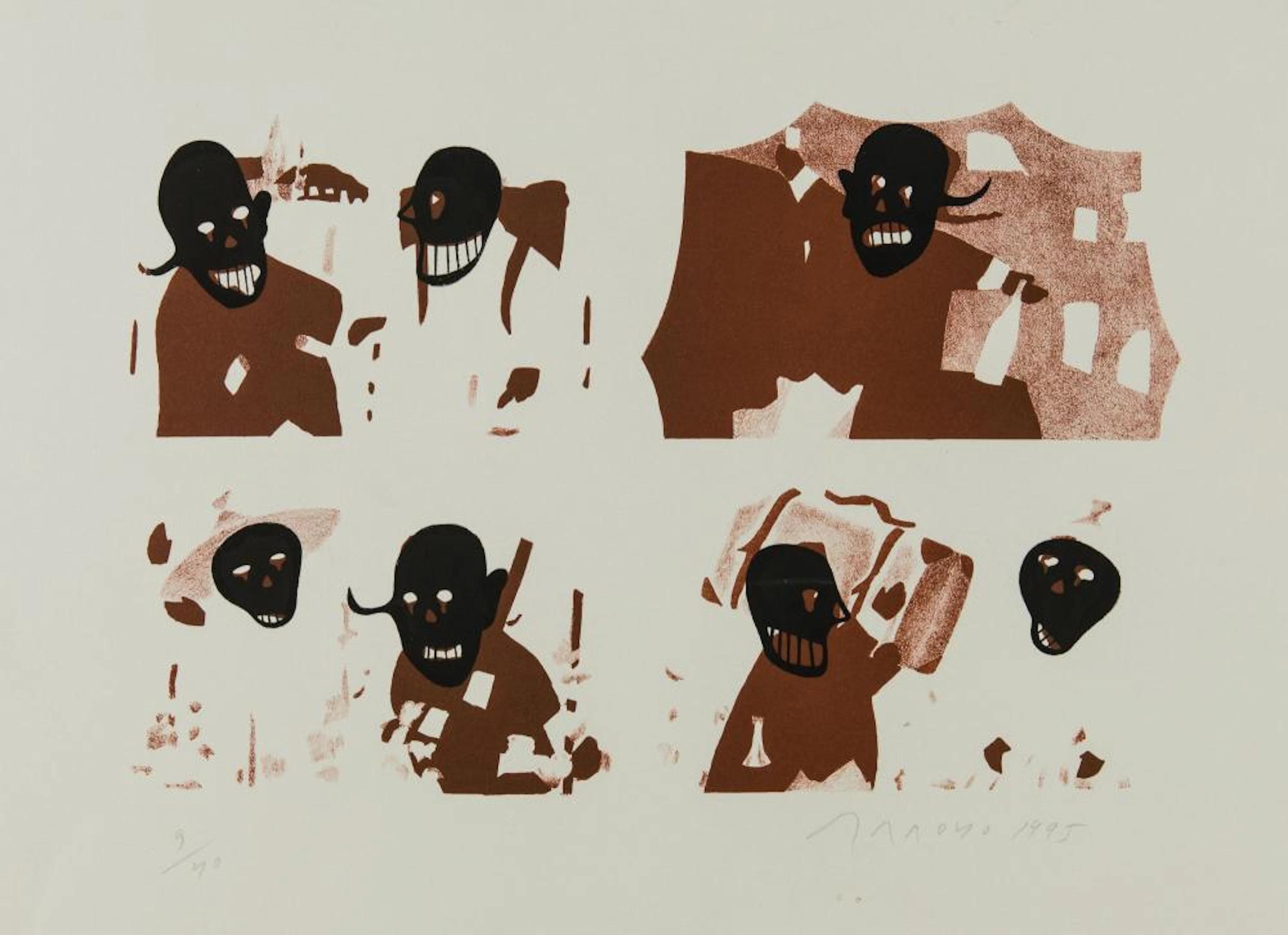 EDUARDO ARROYO Madrid (1937) / (2018) "Grand Guignol", 1995