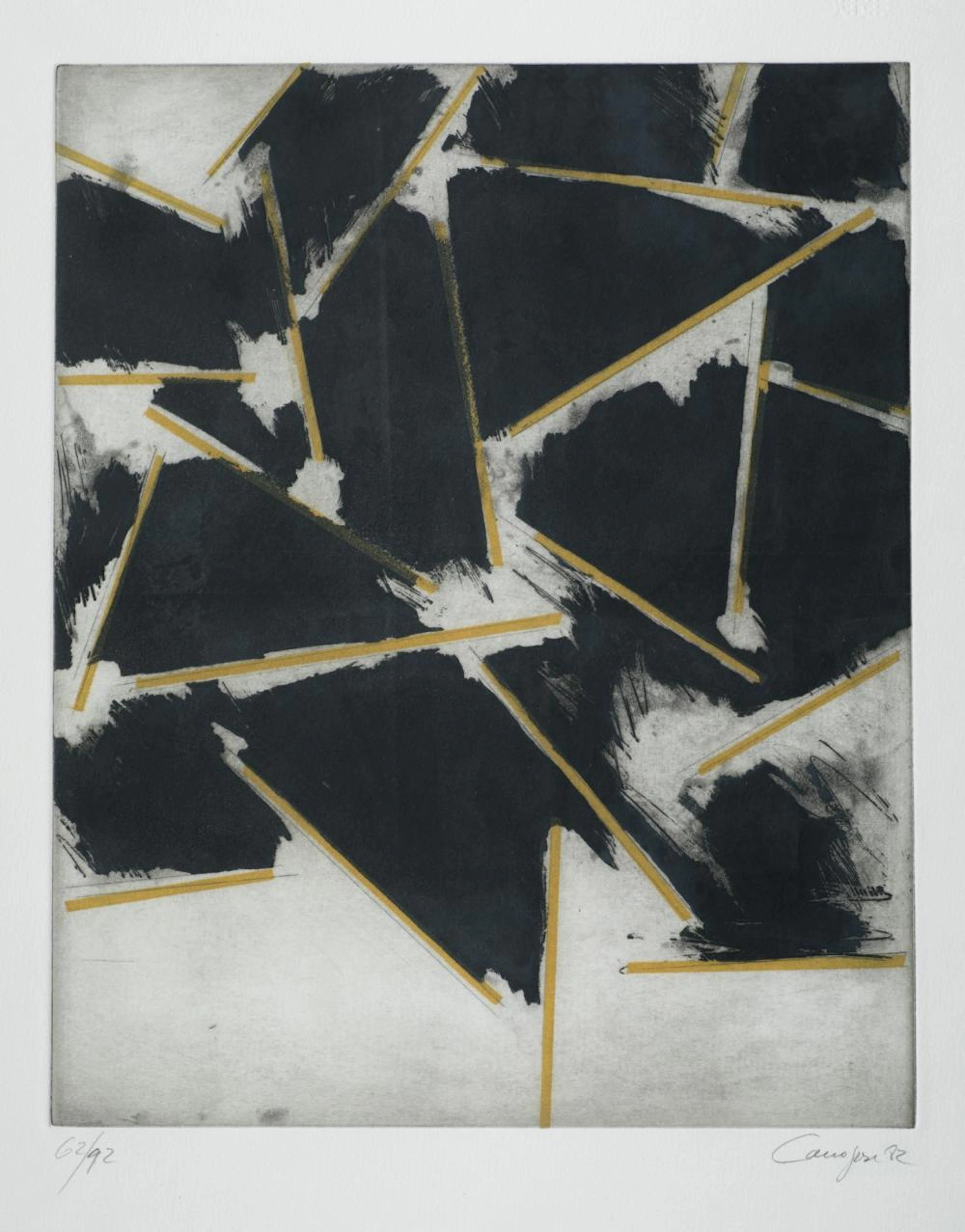 RAFAEL CANOGAR Toledo (1935) "The Andes", 1982