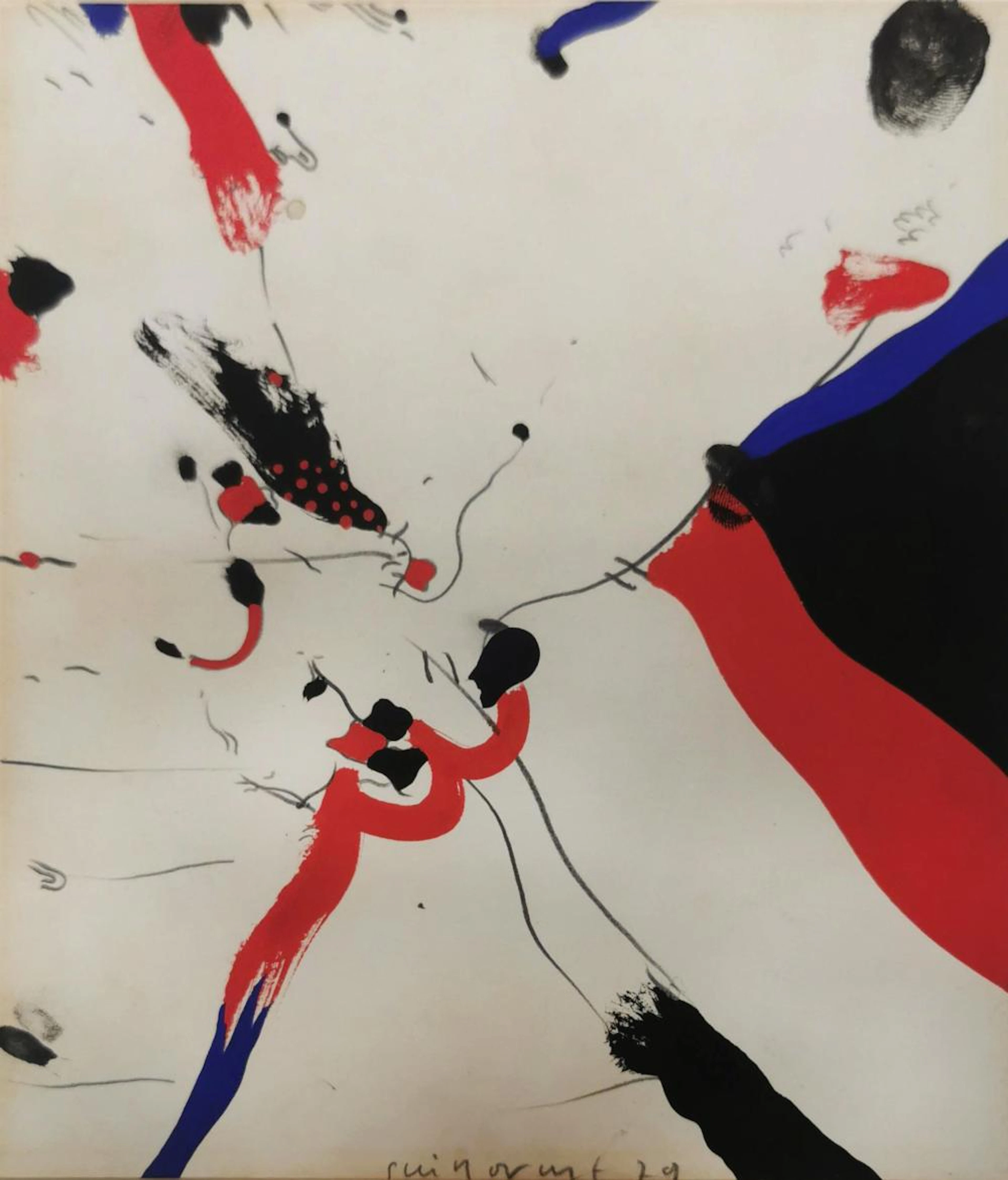JOSEP GUINOVART Barcelona (1927 / 2007) "Untitled", 1979