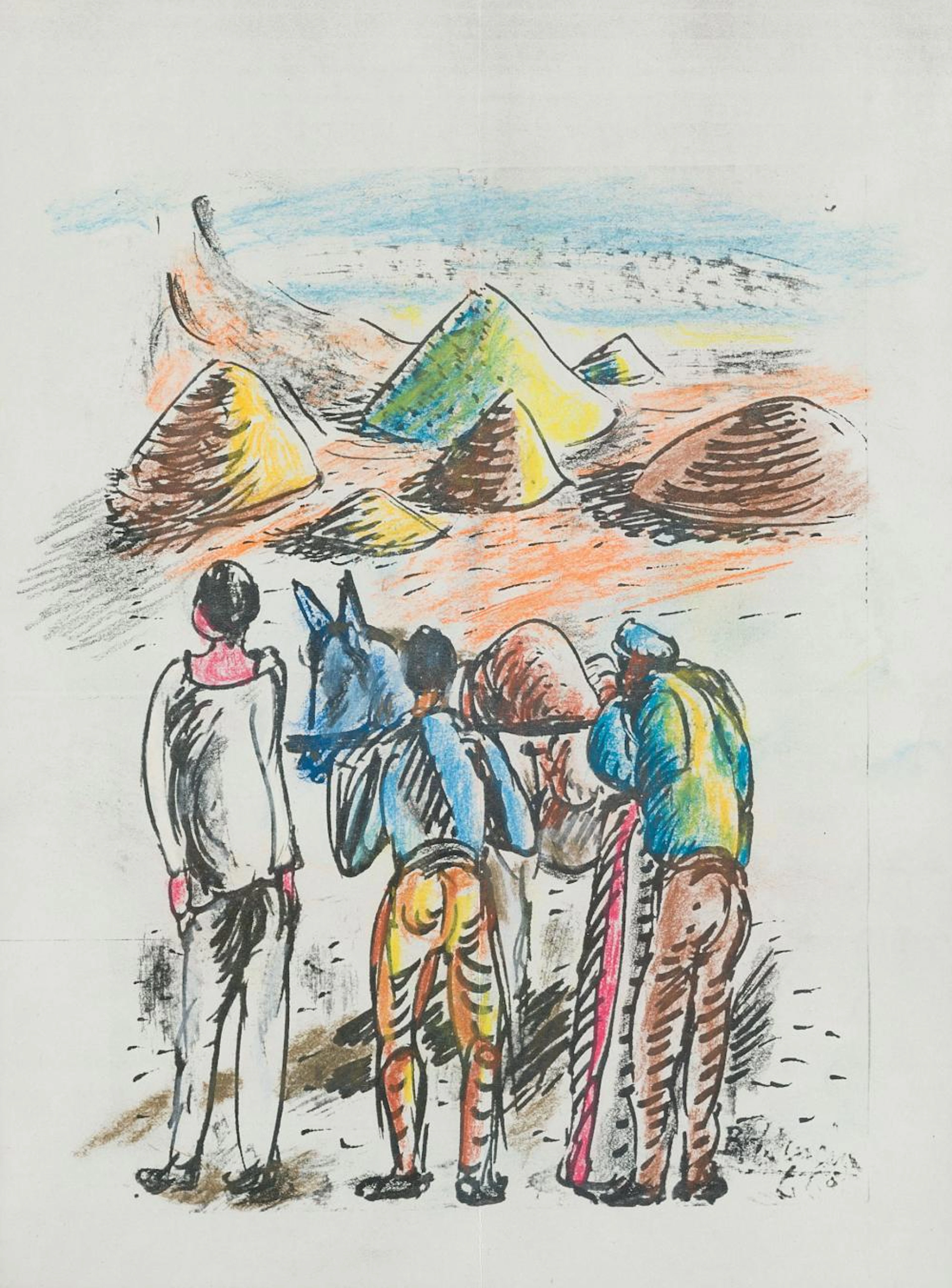 BENJAMÍN PALENCIA Barrax (Albacete) (1894) / Madrid (1980) "Peasants"