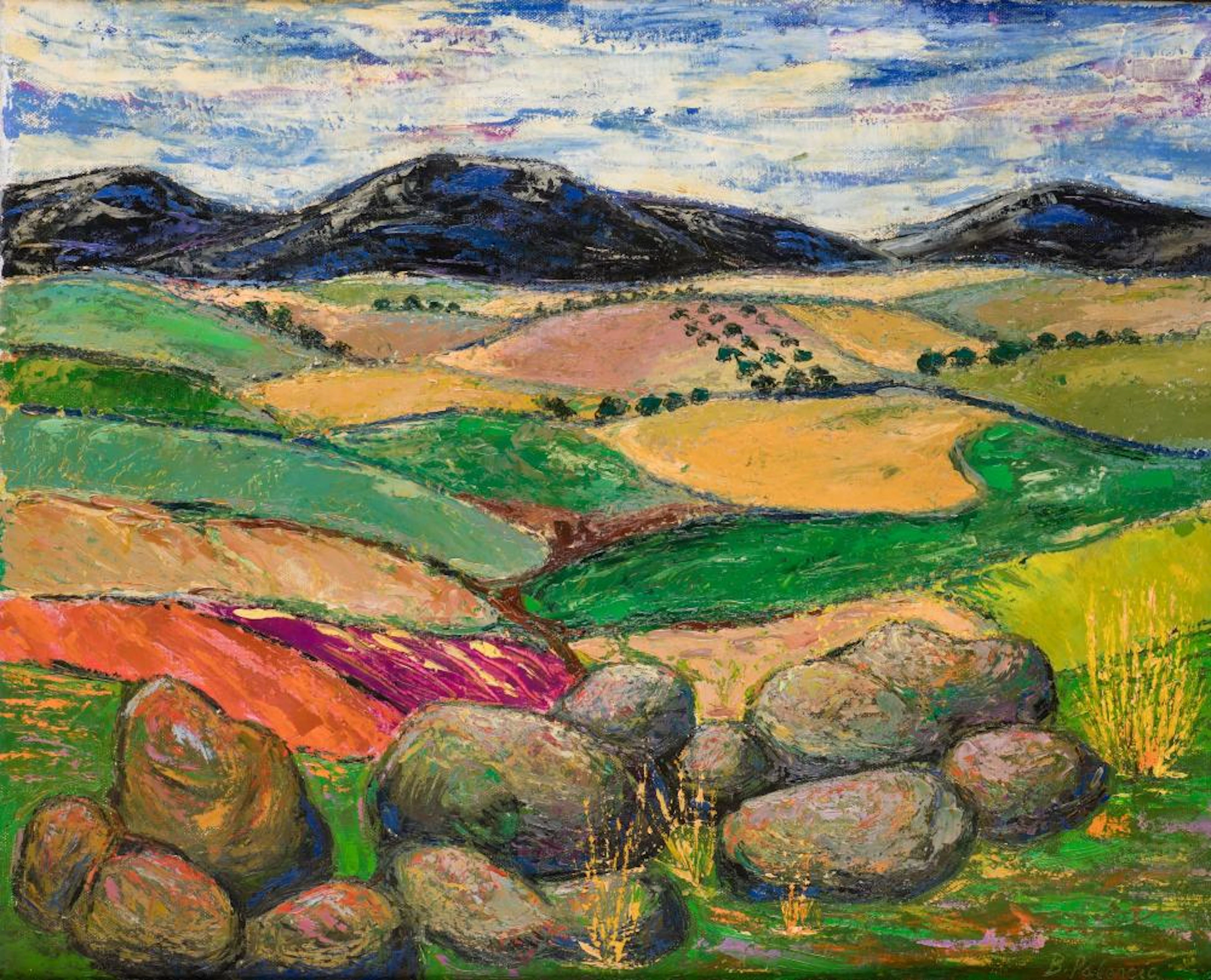 BENJAMÍN PALENCIA Barrax (Albacete) (1894) / Madrid (1980) "Landscape", 1973