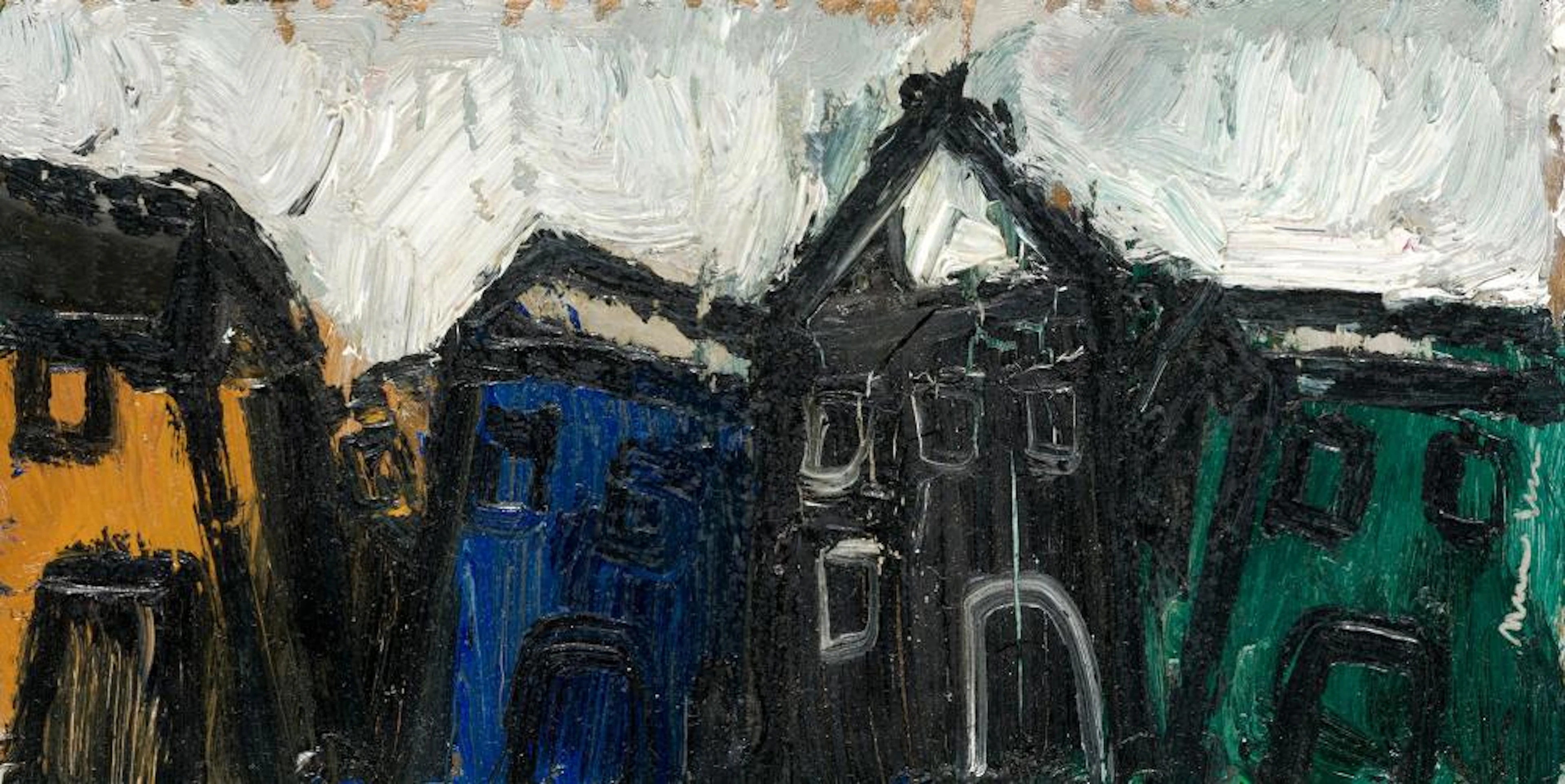 JOSEP NAVARRO VIVES Castelsarrasin (Fran (1931) "Houses"