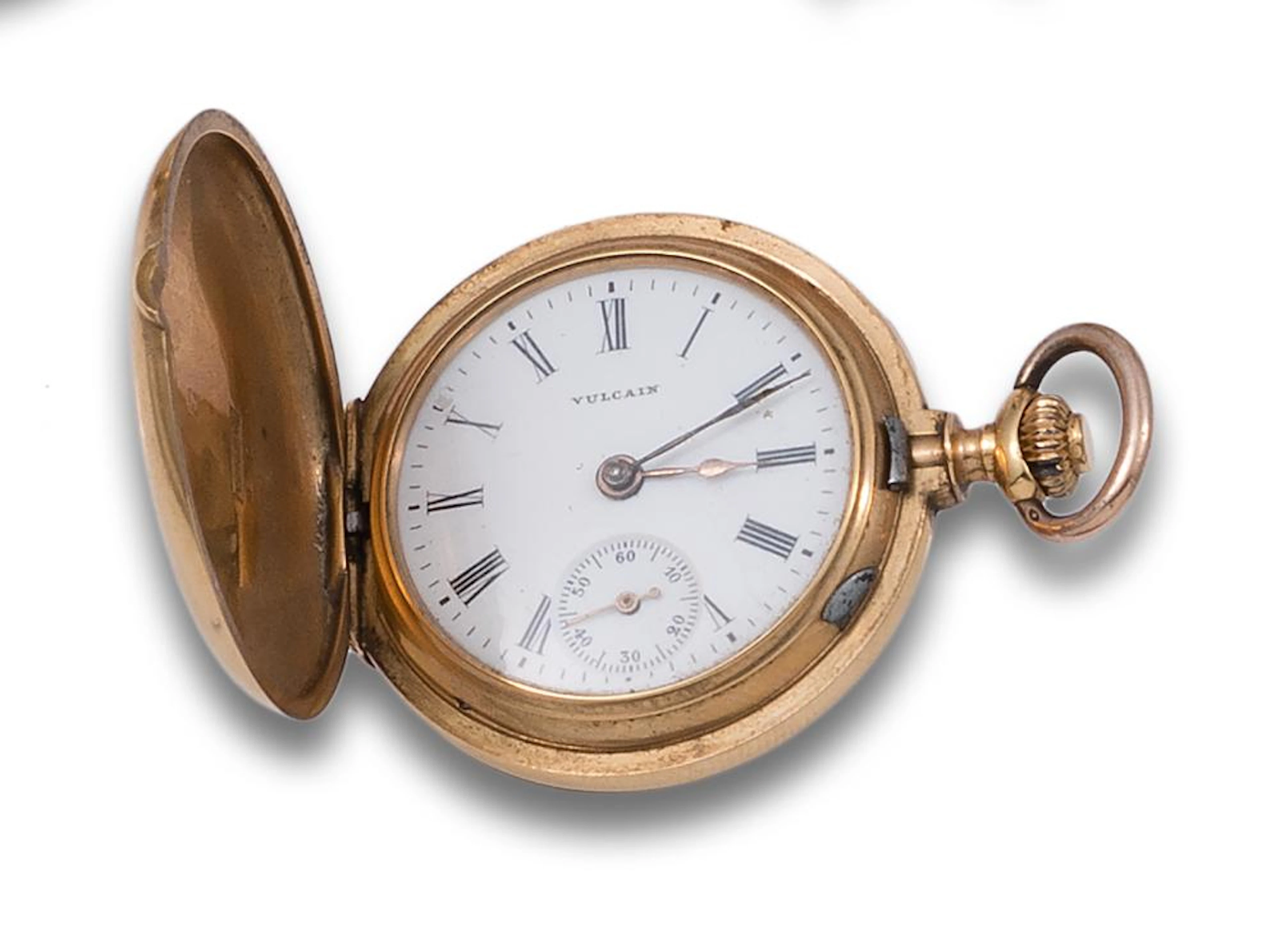 SABONETA POCKET WATCH FOR WOMEN VULCAIN, YELLOW GOLD