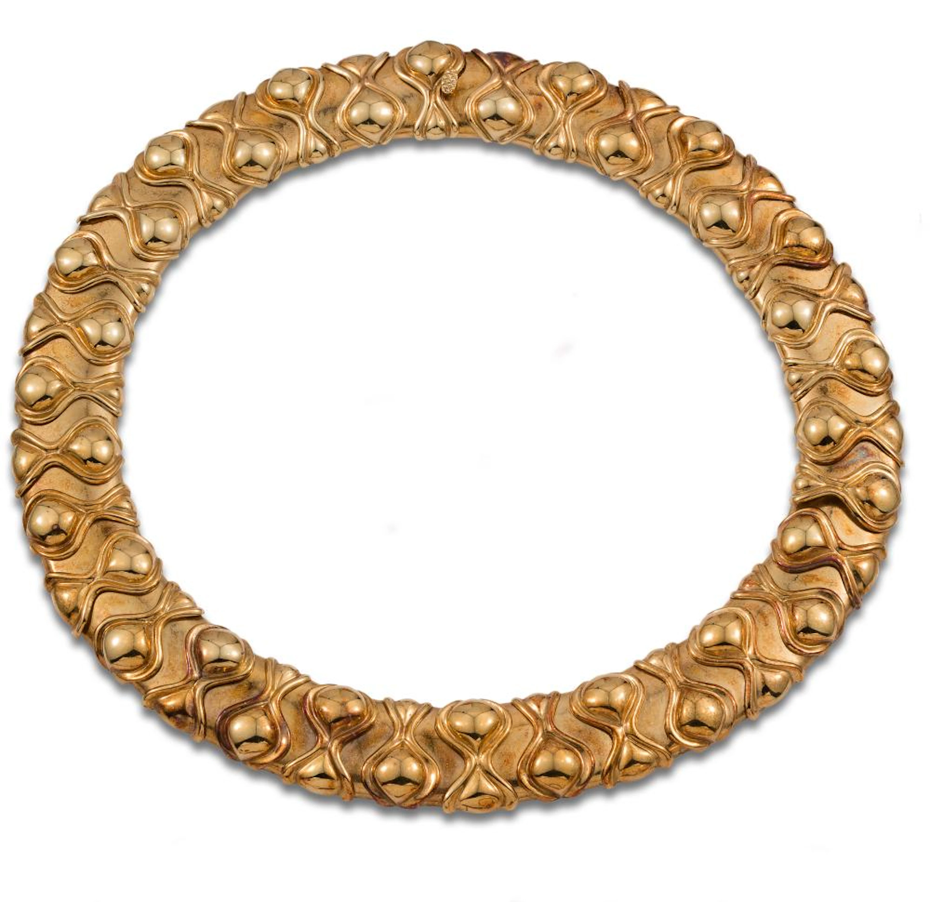 80'S CHOKER IN YELLOW GOLD