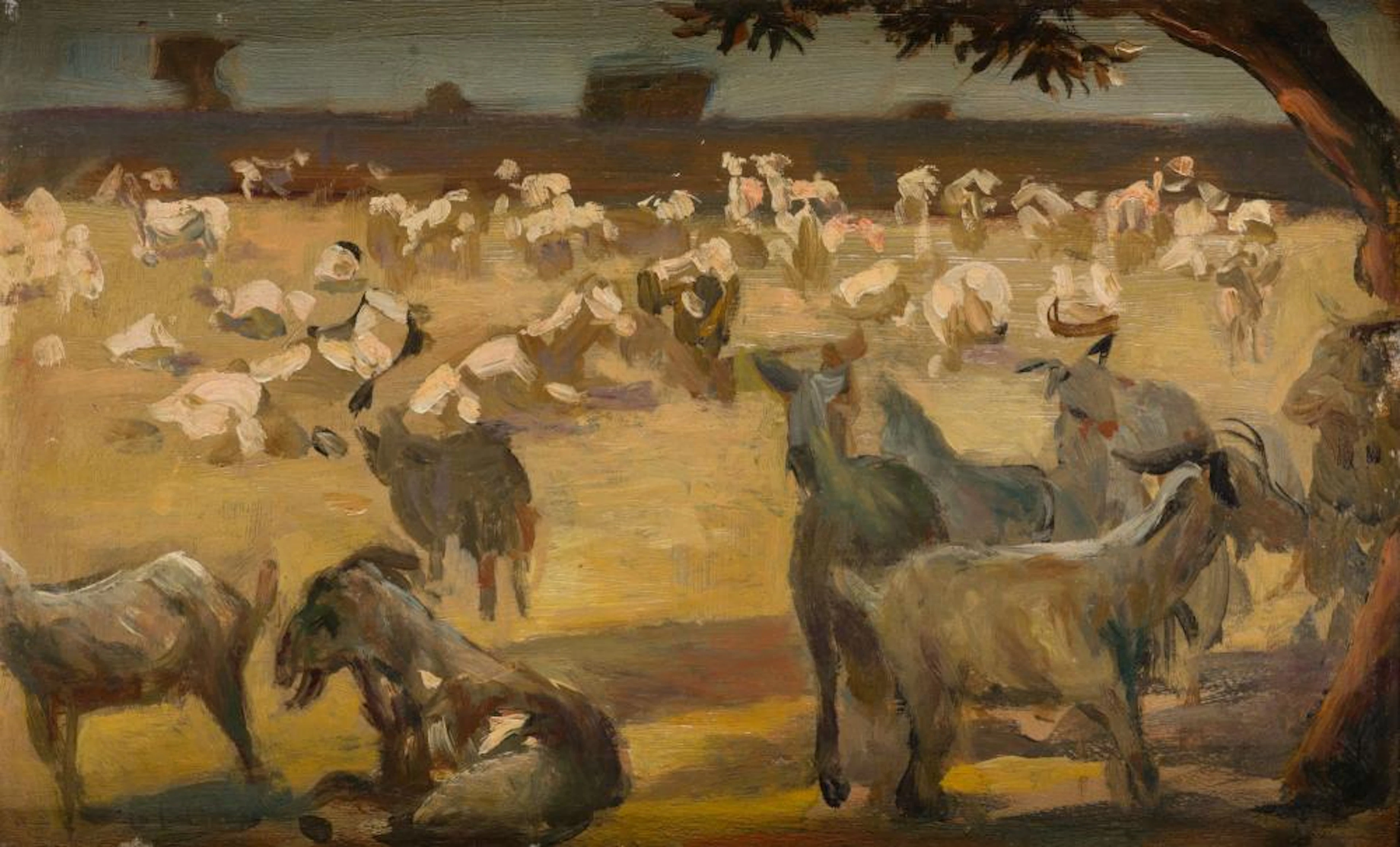 GONZALO BILBAO Seville (1860) / Madrid (1938) "Flock"