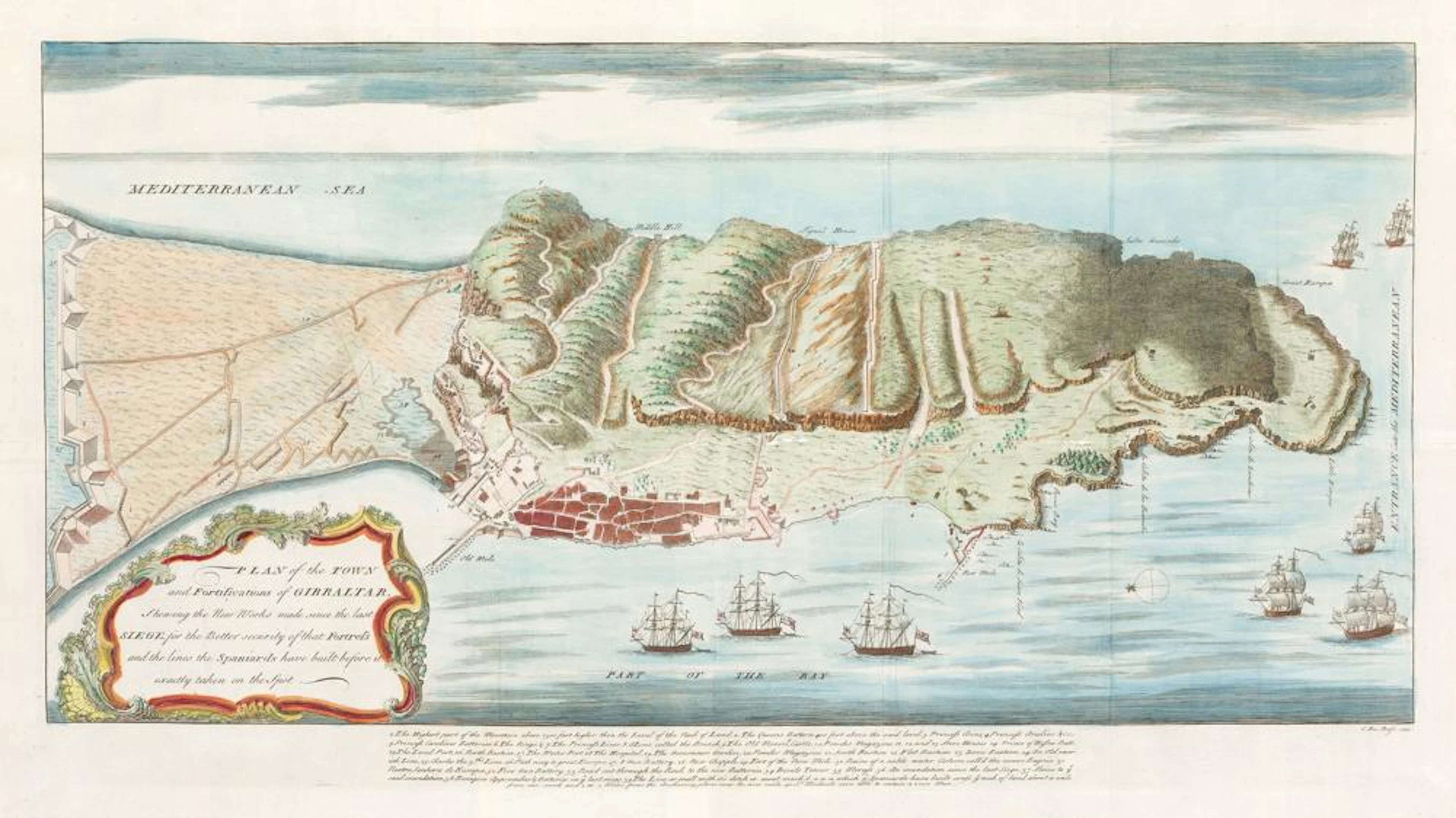 CLAUDE DU BOSC France (1682) / United Kingdom (1745) "Gibraltar