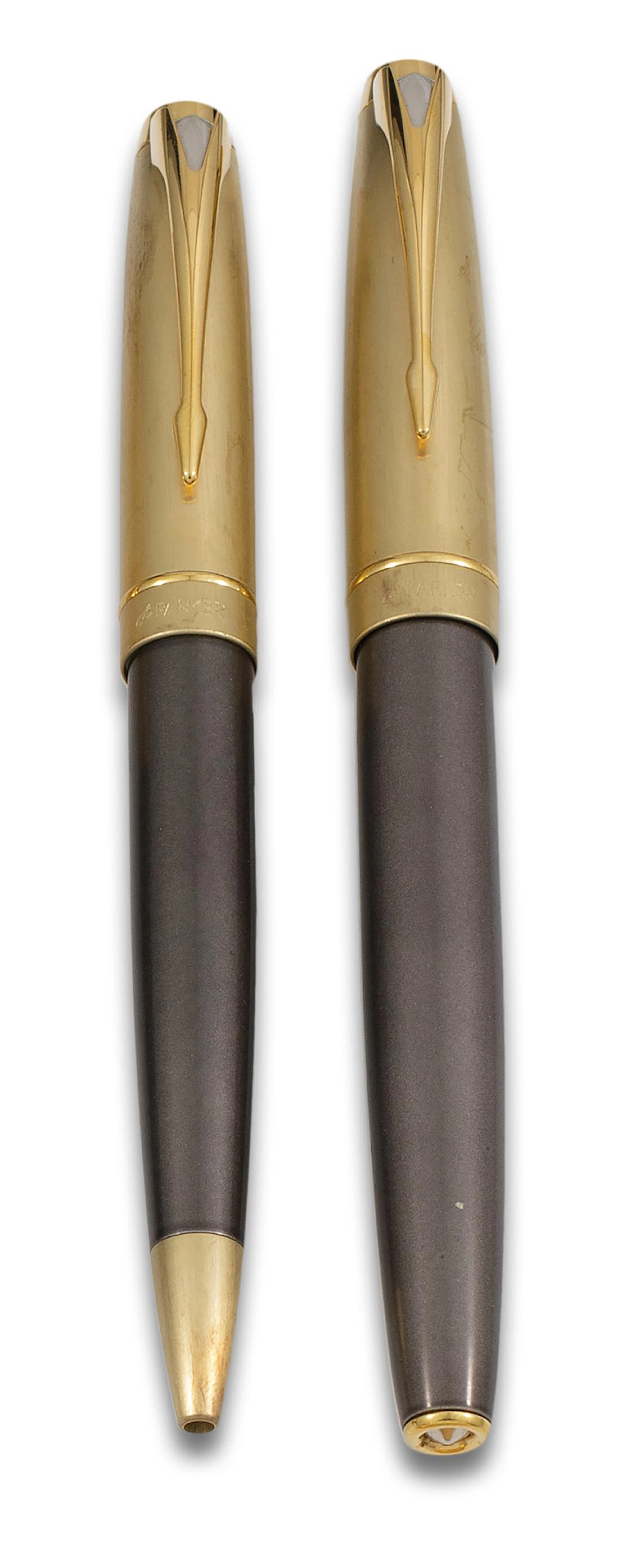 PARKER WRITING SET, FOUNTAIN PEN AND PE