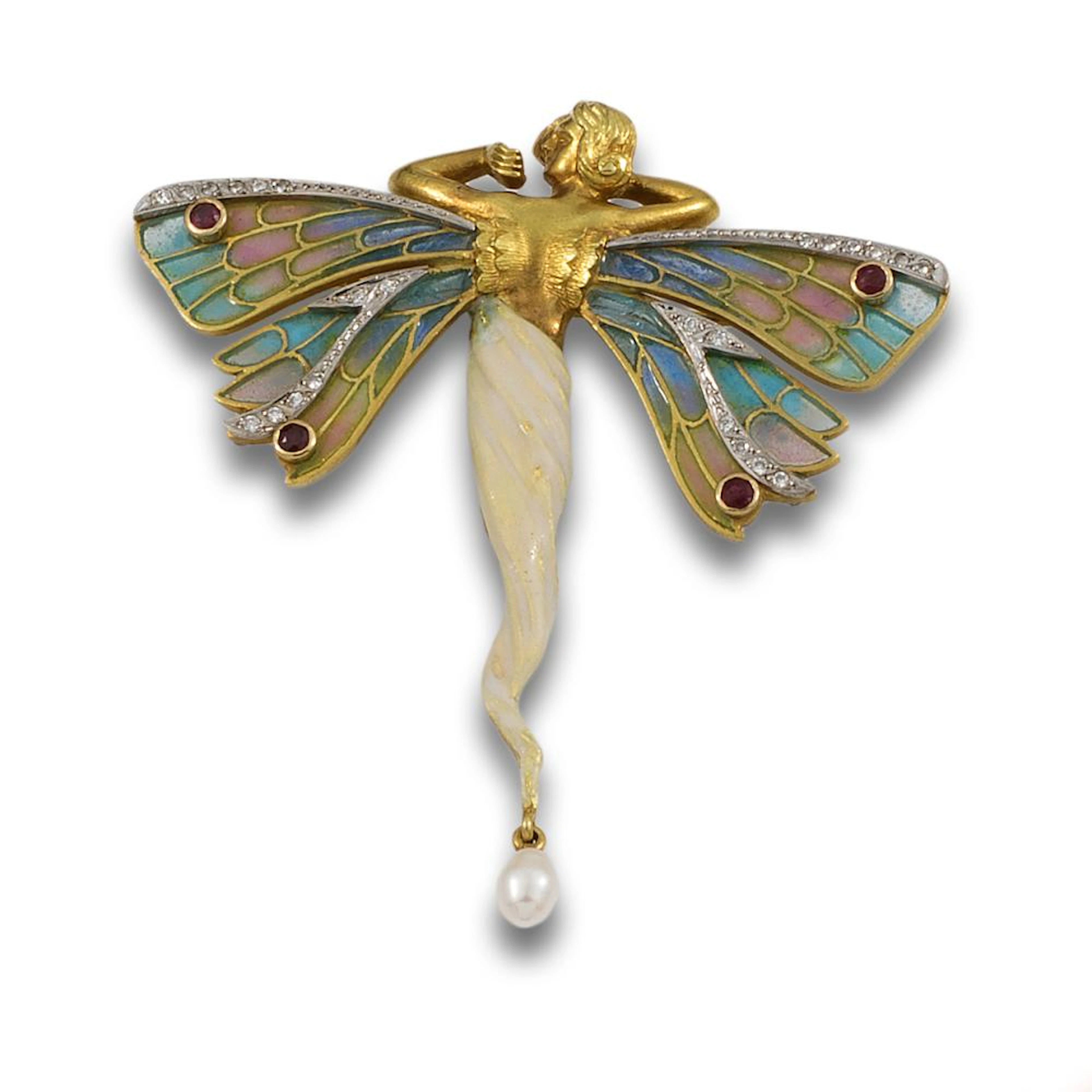 PENDANT-BROOCH "NYNFA DE BACKS" BY MASRIERA Y CARRERAS