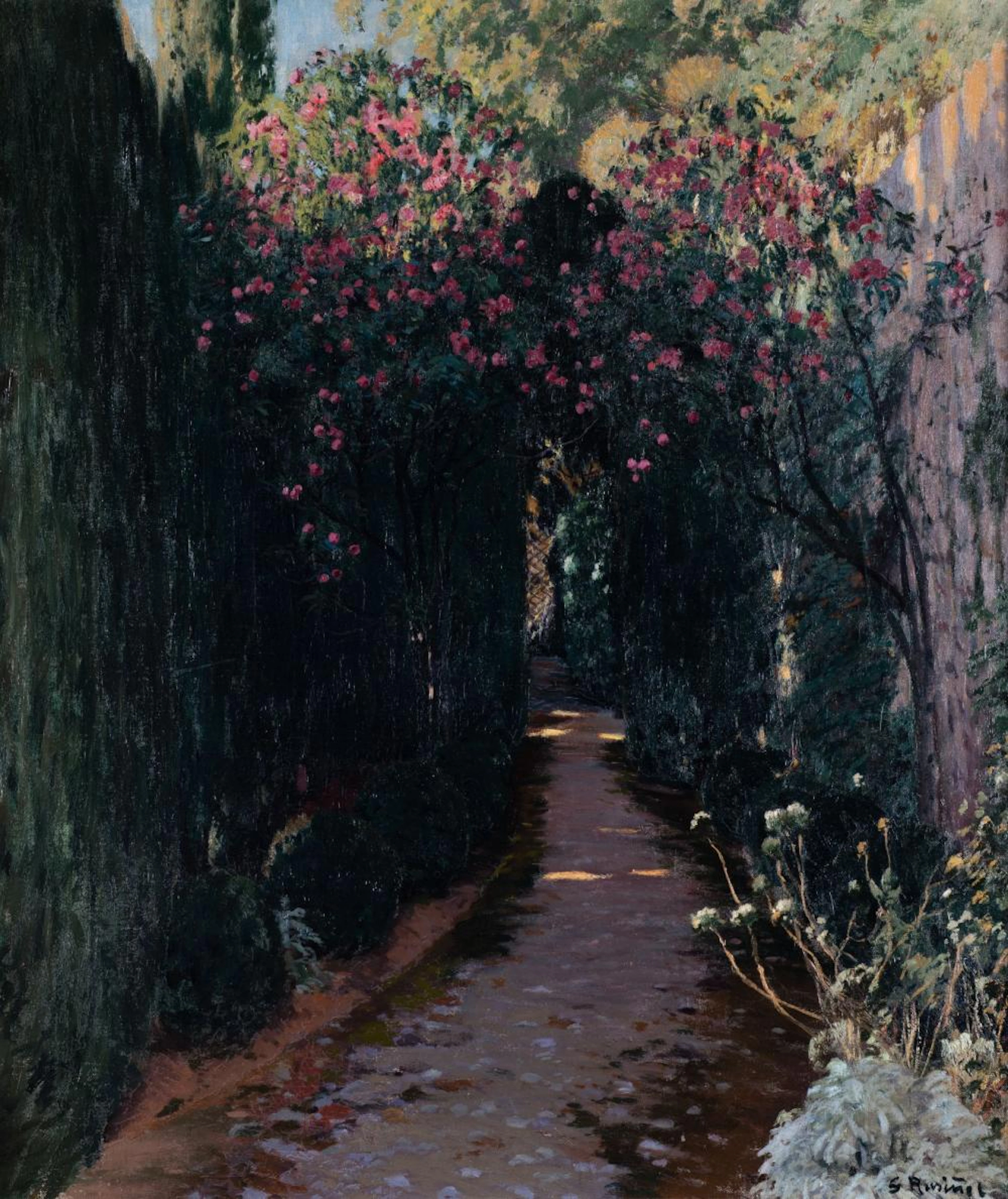 SANTIAGO RUSIÑOL Barcelona (1861) / Aranjuez (1931) "The Oleanders