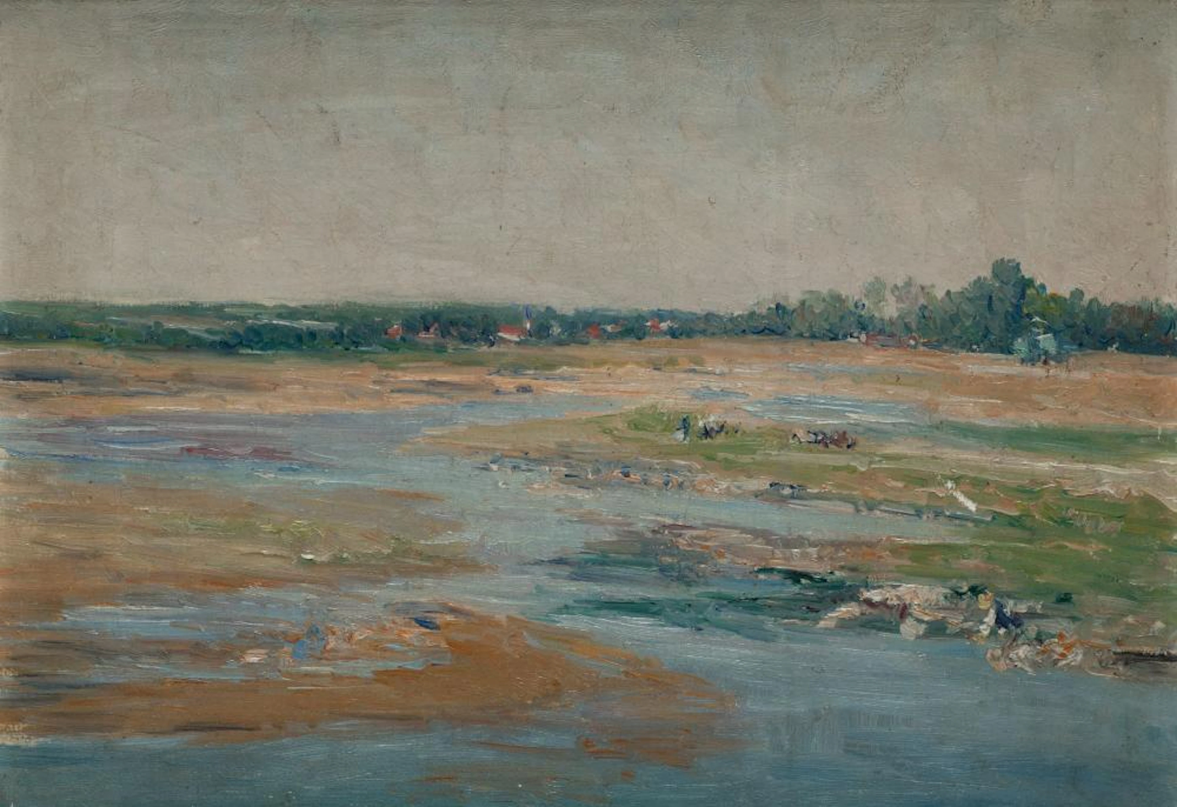 AURELIANO DE BERUETE Y MORET Madrid (1845 / 1912) "Vichy Landscape", 1906