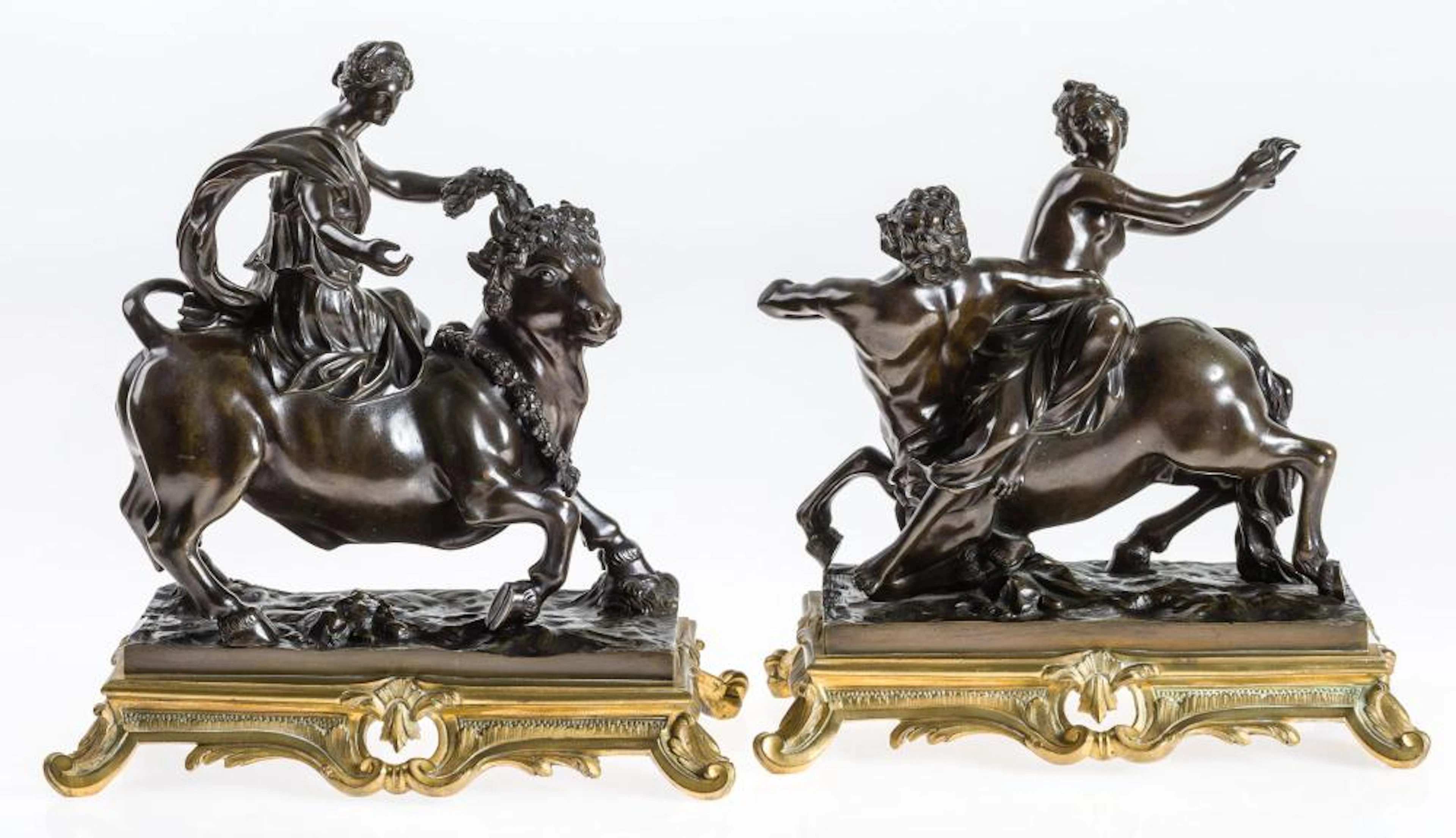 FRENCH SCHOOL (19th century) "The kidnapping of Europa" and "Neso and Deianira"