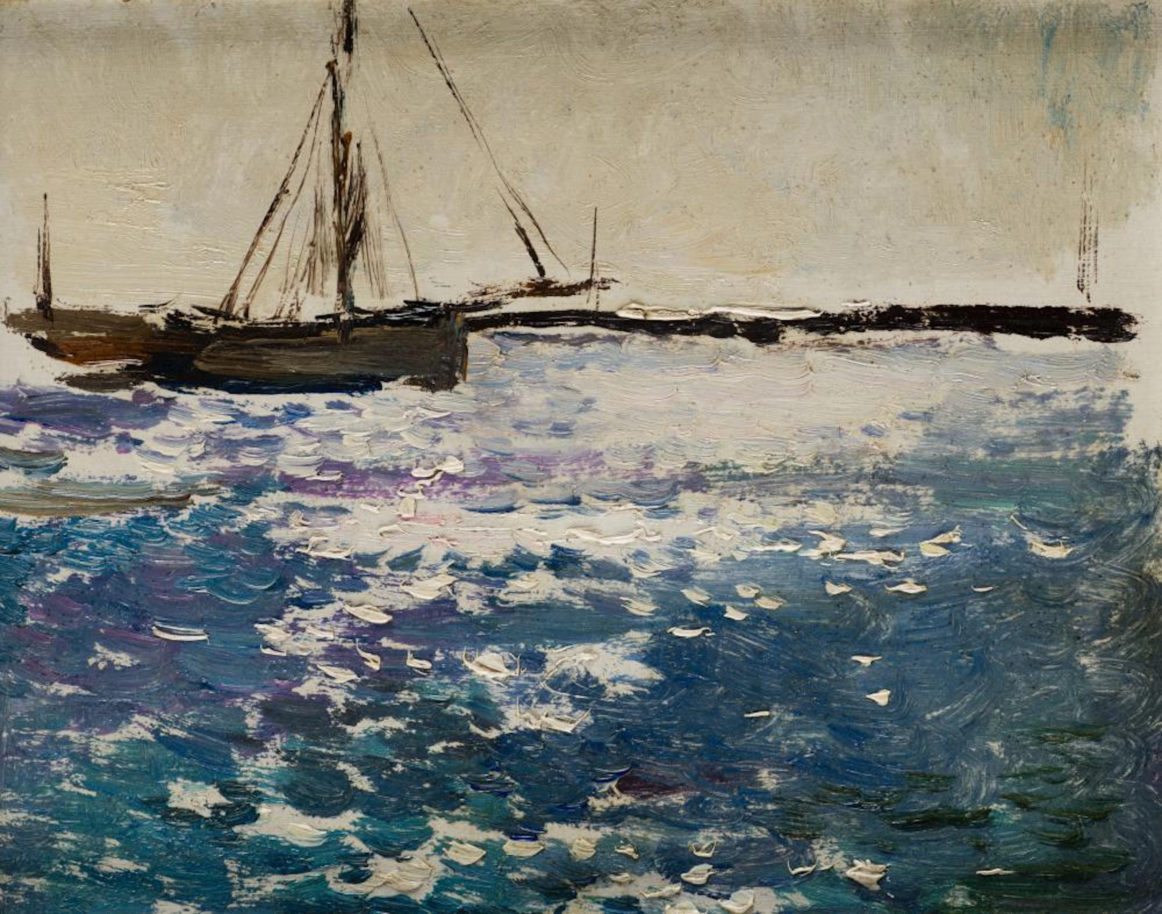 JOAQUÍN SOROLLA Y BASTIDA Valencia (1863) / Cercedilla, Madrid (1923) "Blue Sea"