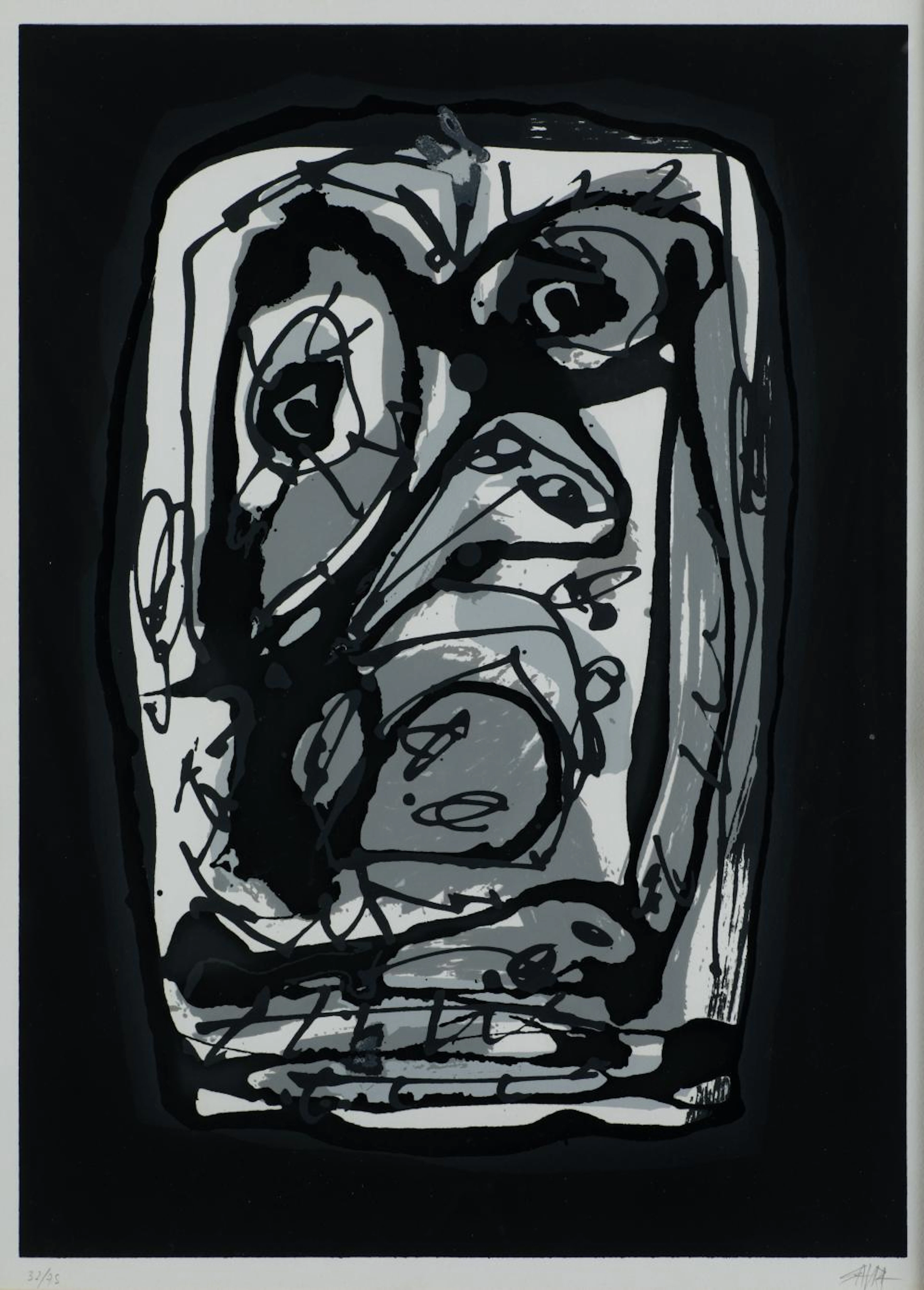 ANTONIO SAURA Huesca (1930) / Cuenca (1998) "Emblems, plate 5", 1979
