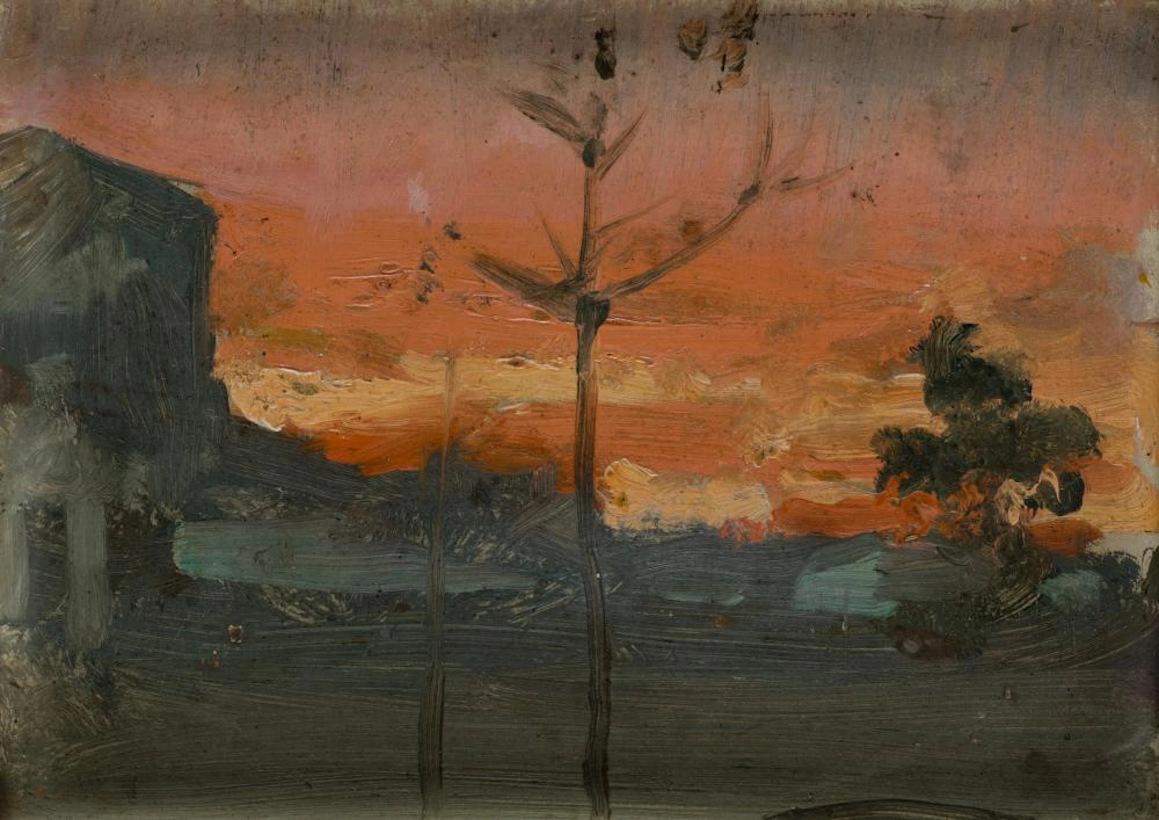 RAMÓN CASAS Y CARBO Barcelona (1866 / 1932) "Twilight"