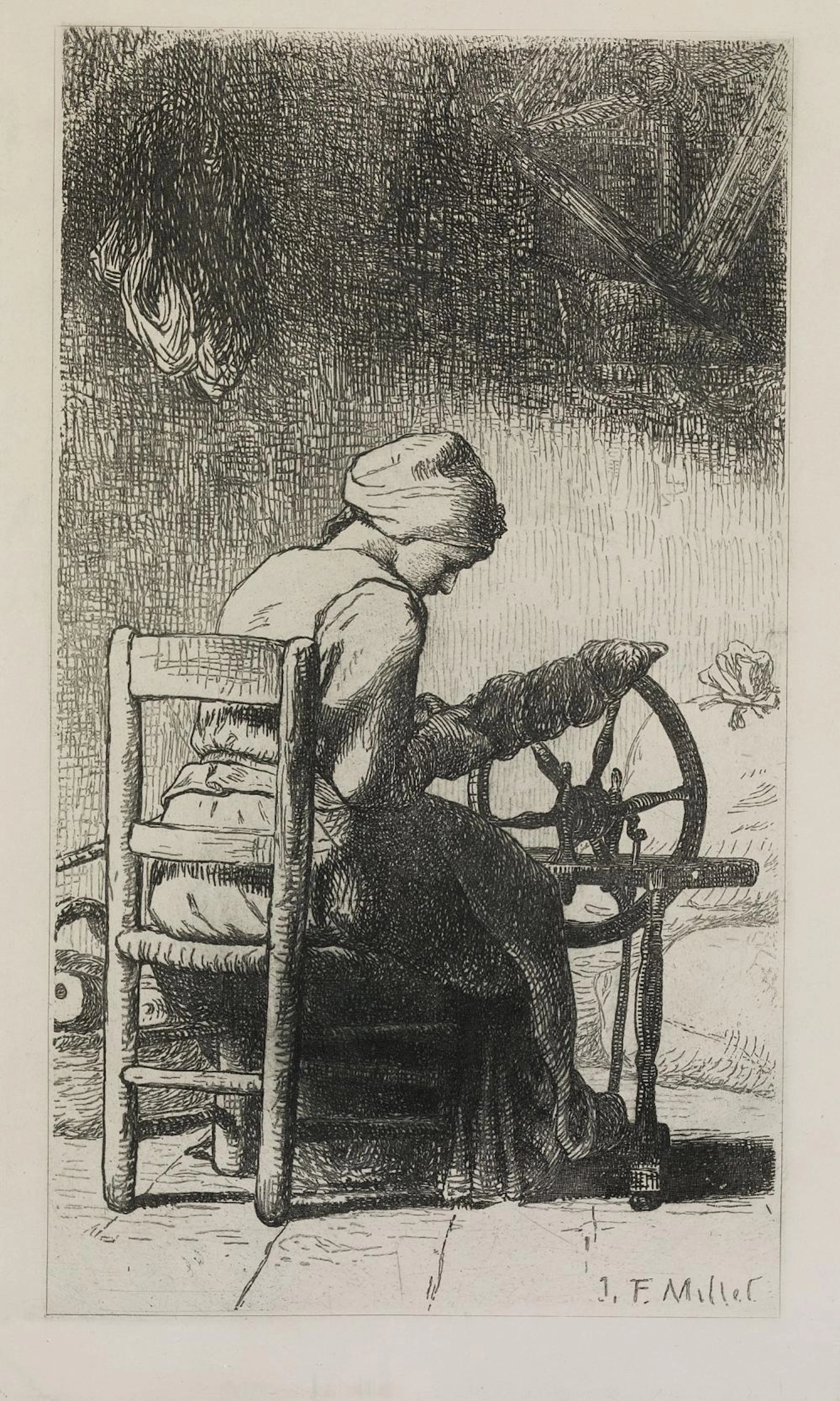 JEAN FRANCOIS MILLET Gruchy (France) (1814) / Barbizon...