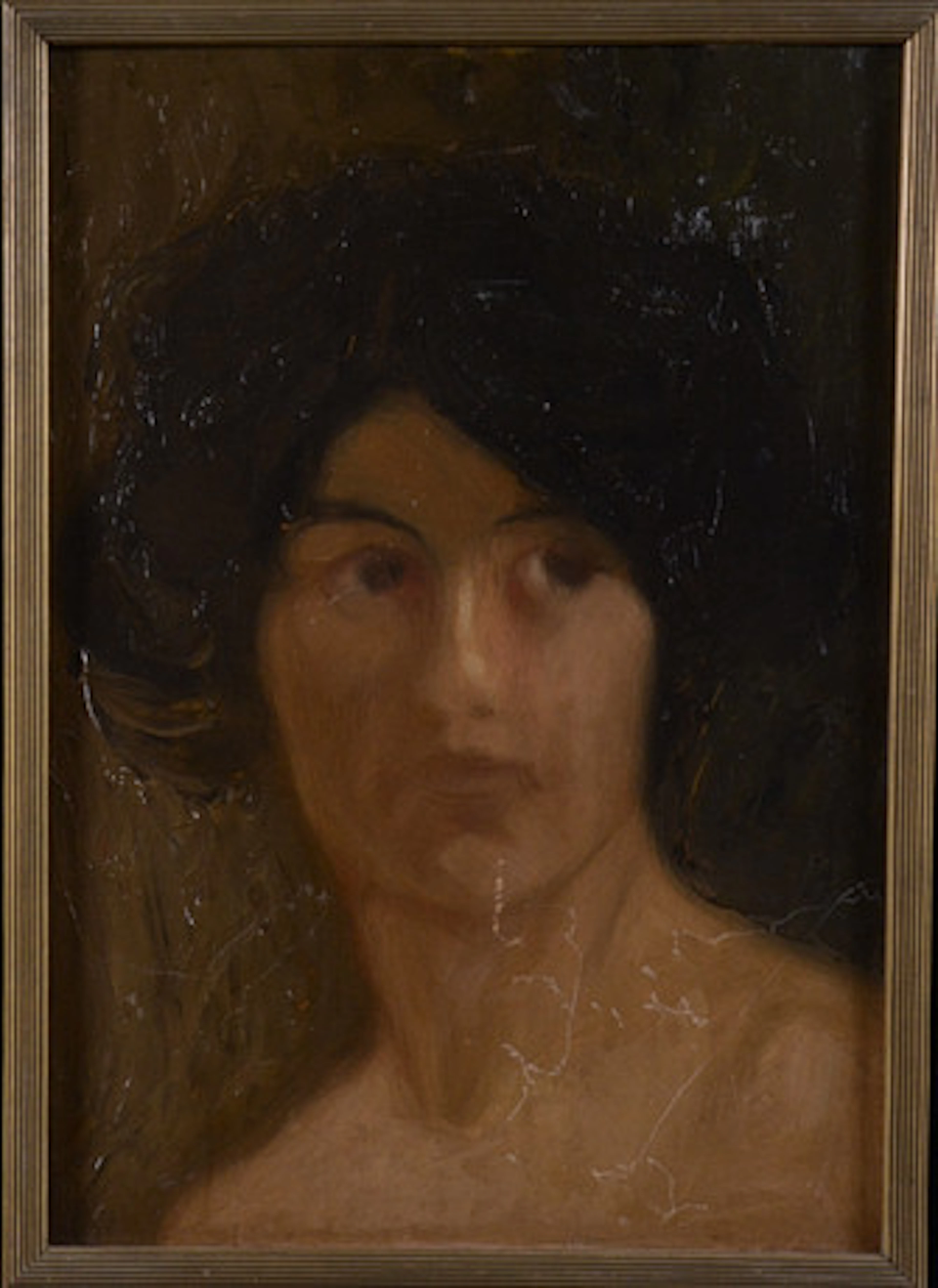 OTTO STRANDMAN. Olja på träpannå.
