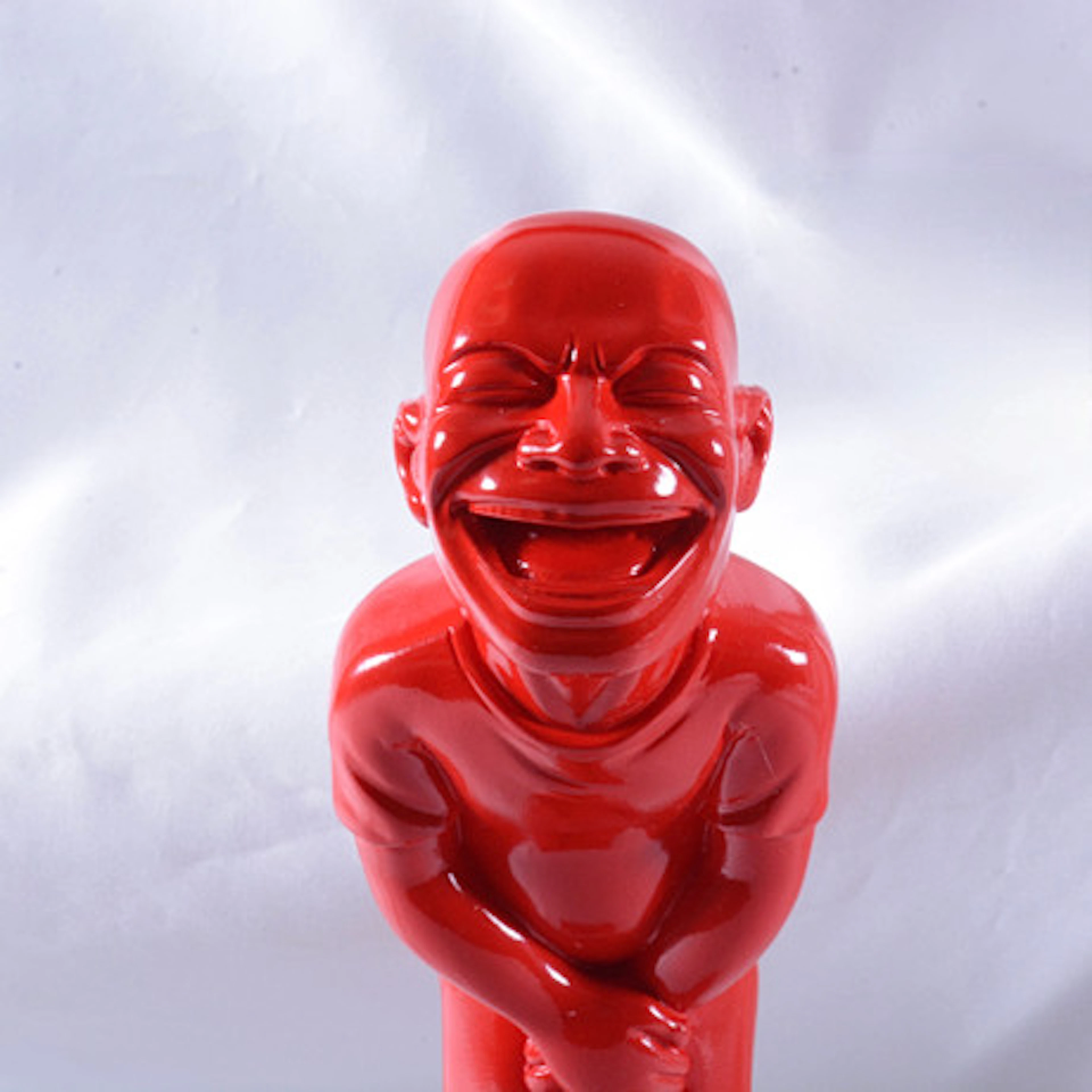 YUE MINJUN. Efter. Skulptur, polyresin.