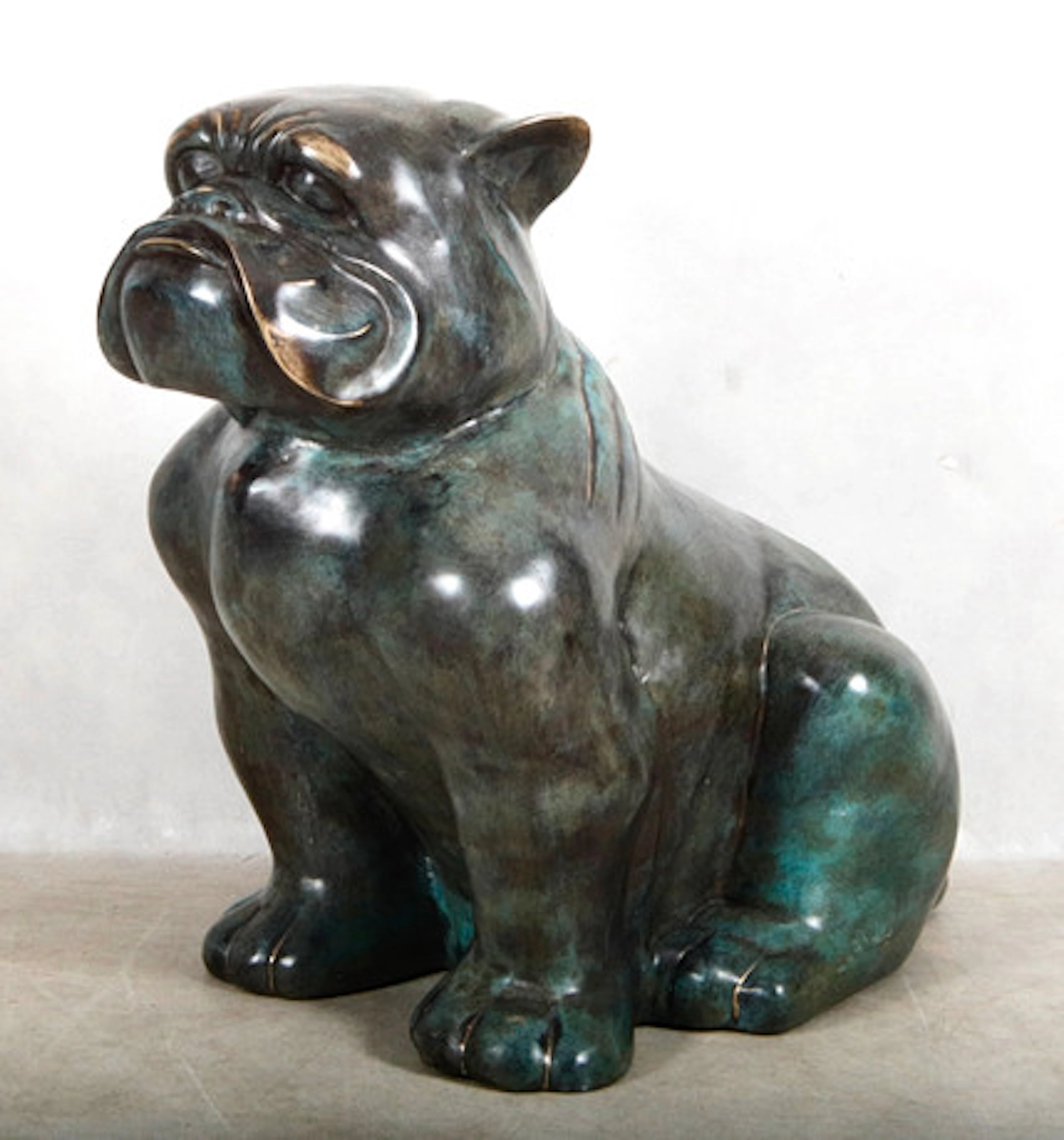 ANDREAS WARGENBRANT. Skulptur, "Bulldog XL…