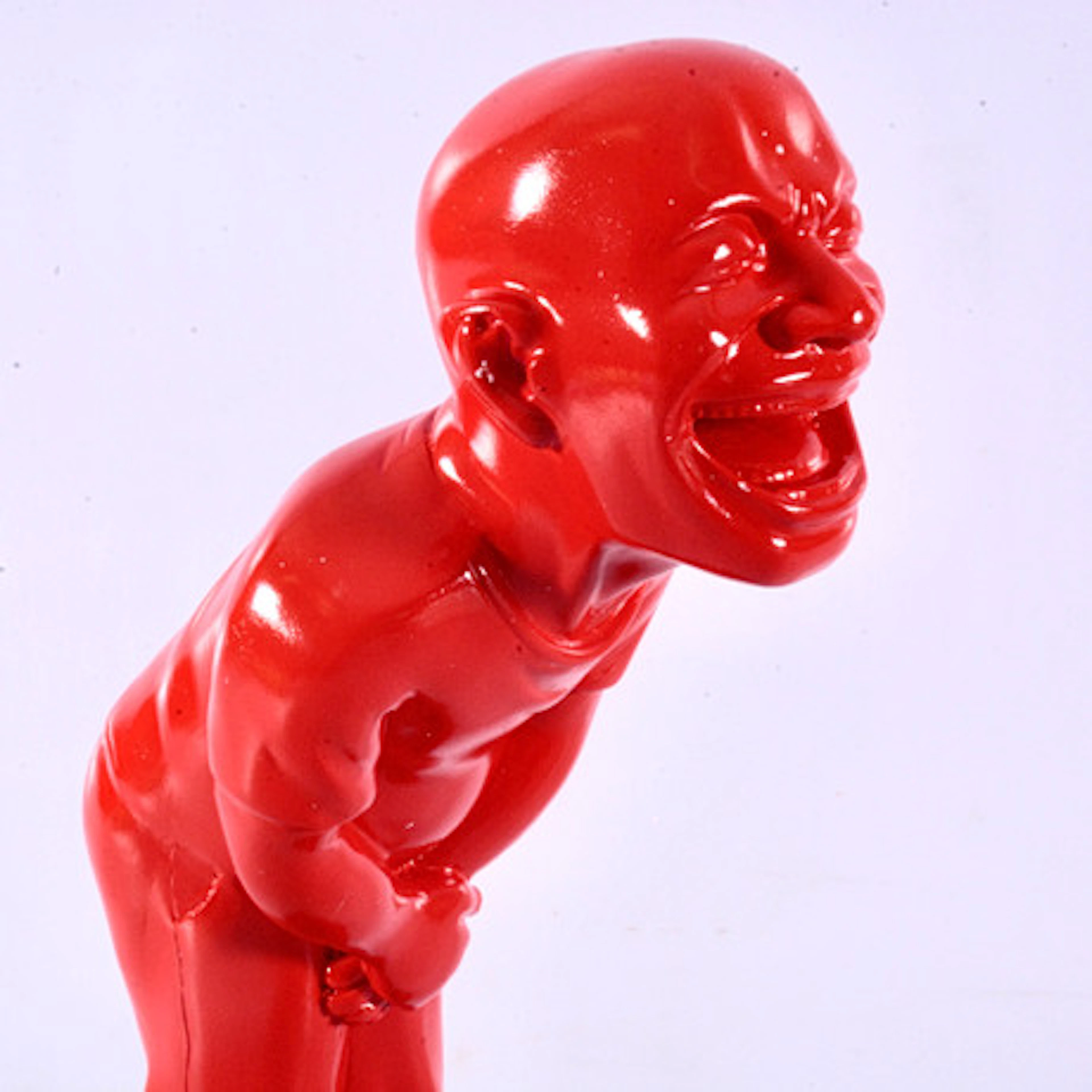 YUE MINJUN. Efter. Skulptur, polyresin.