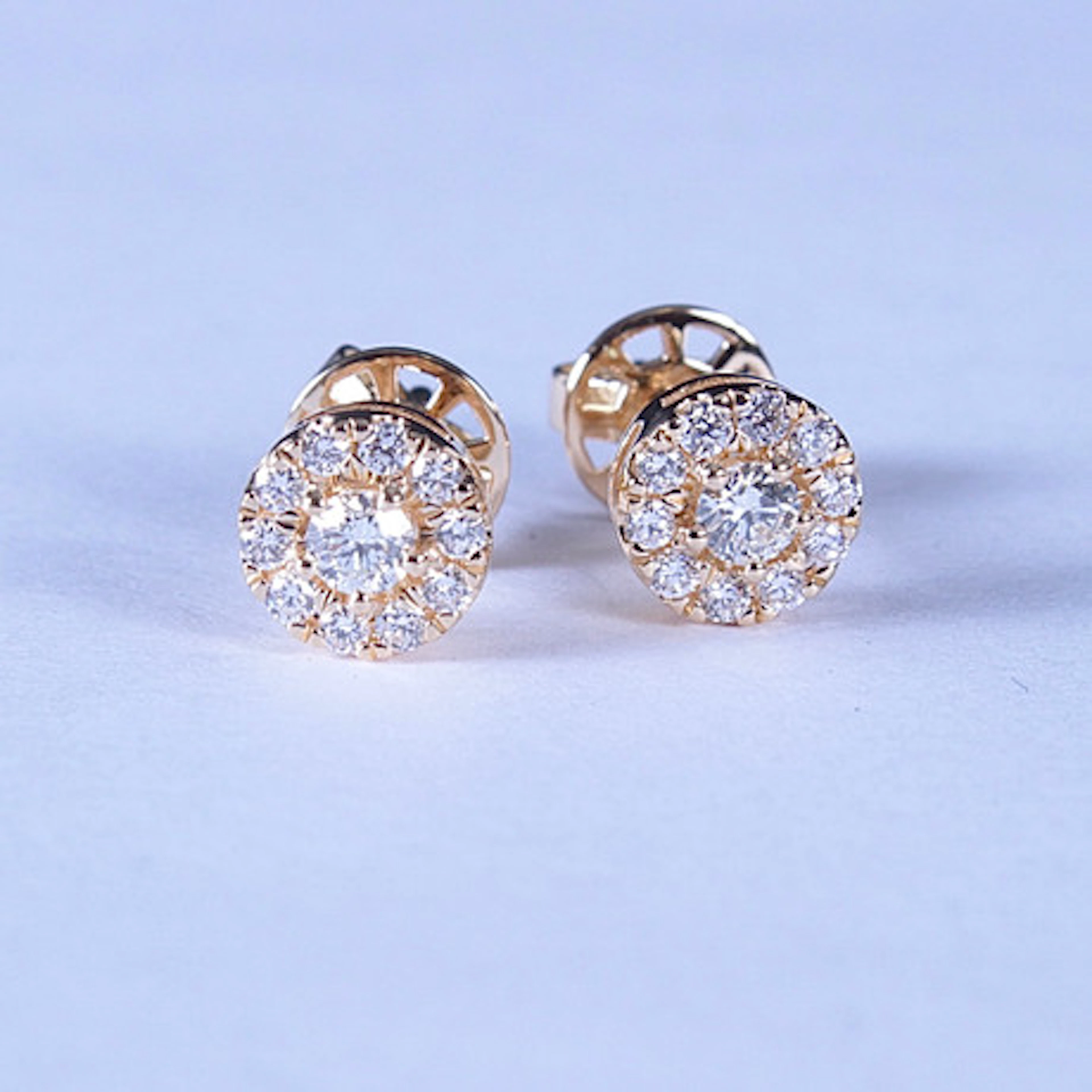 DIAMANTÖRHÄNGEN, ett par, totalt 0,43ct, 1…