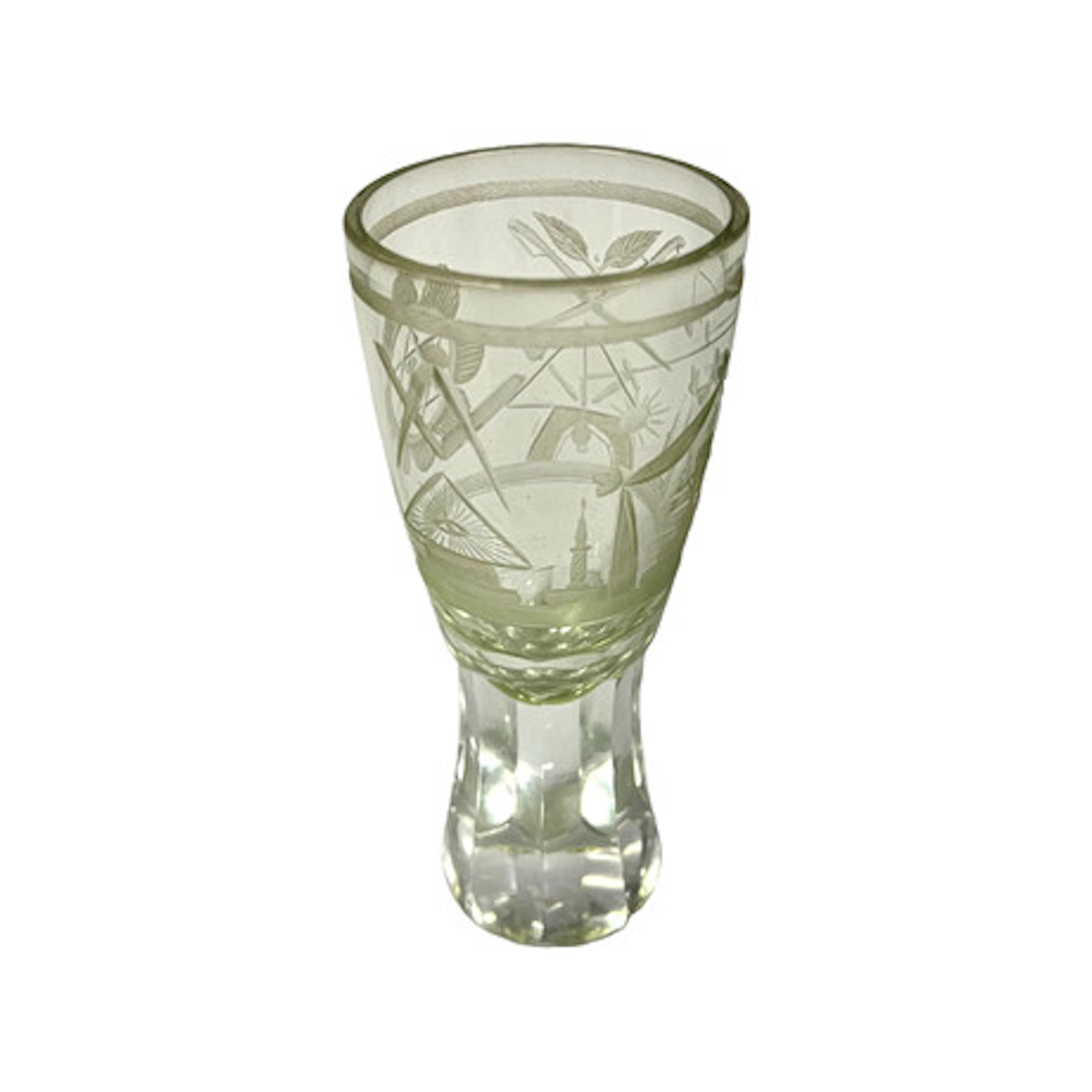 FRIMURARGLAS, 1800-talets andra hälft.
