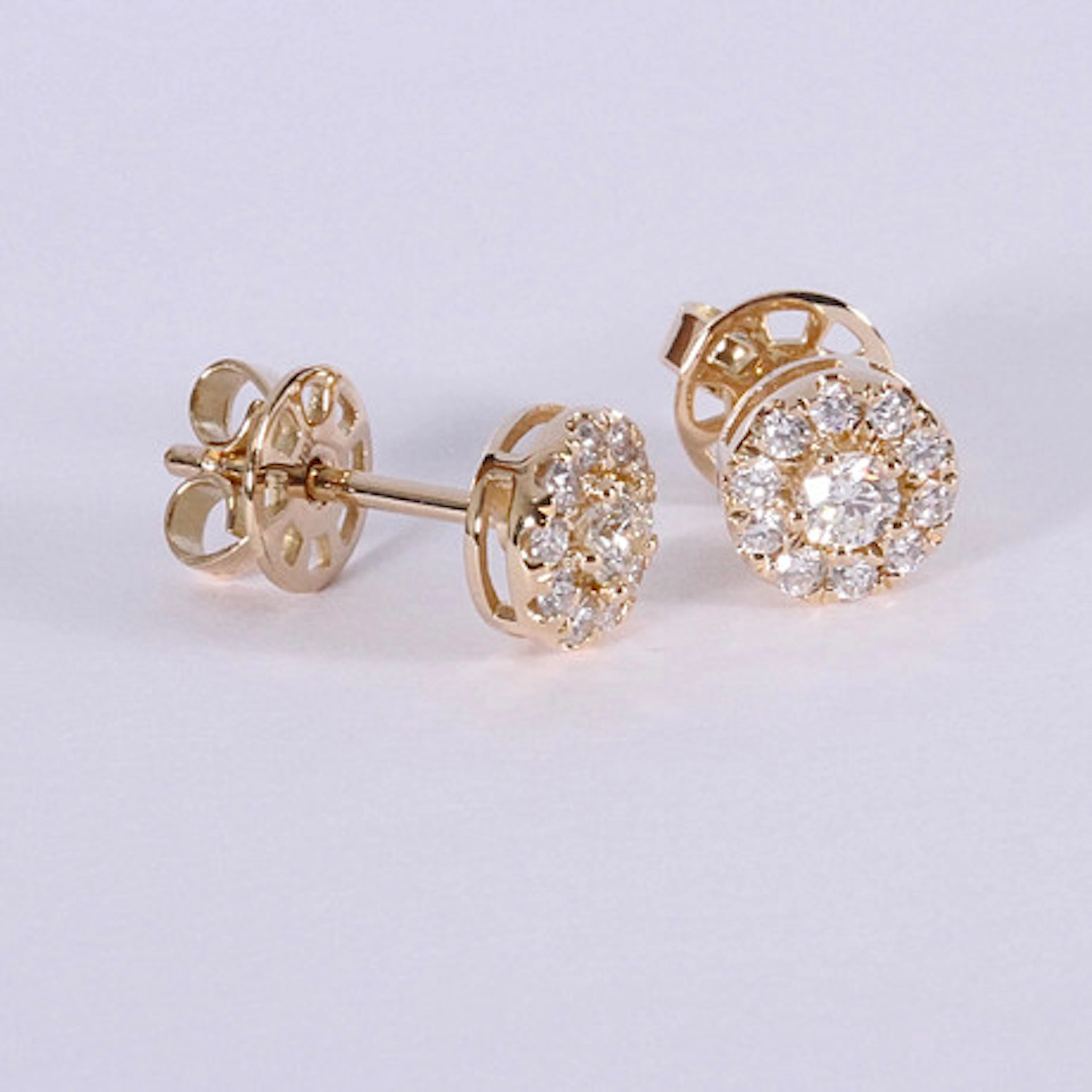 DIAMANTÖRHÄNGEN, ett par, totalt 0,42ct, 1…
