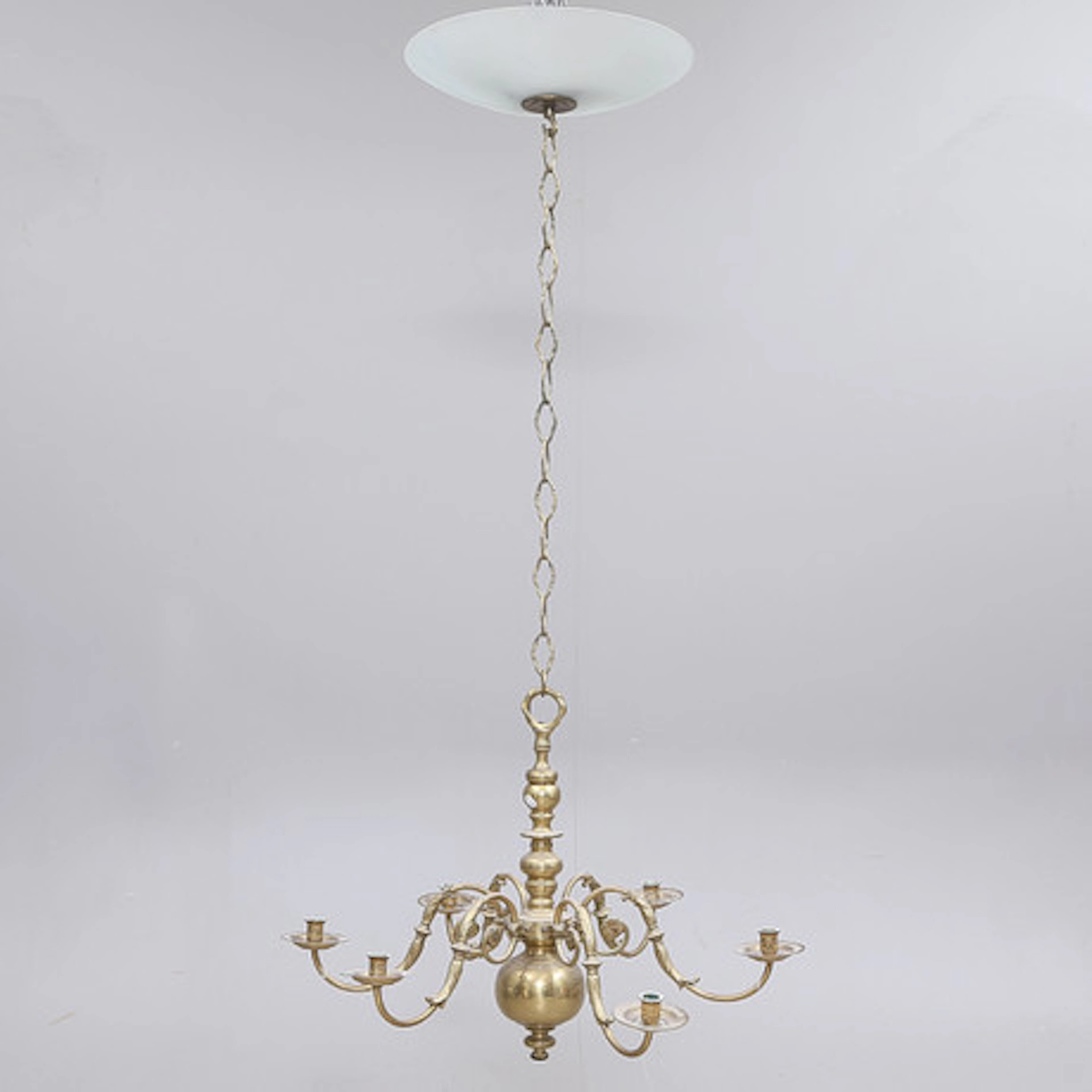 TAKKRONA, malm, barockstil, med modern lam…