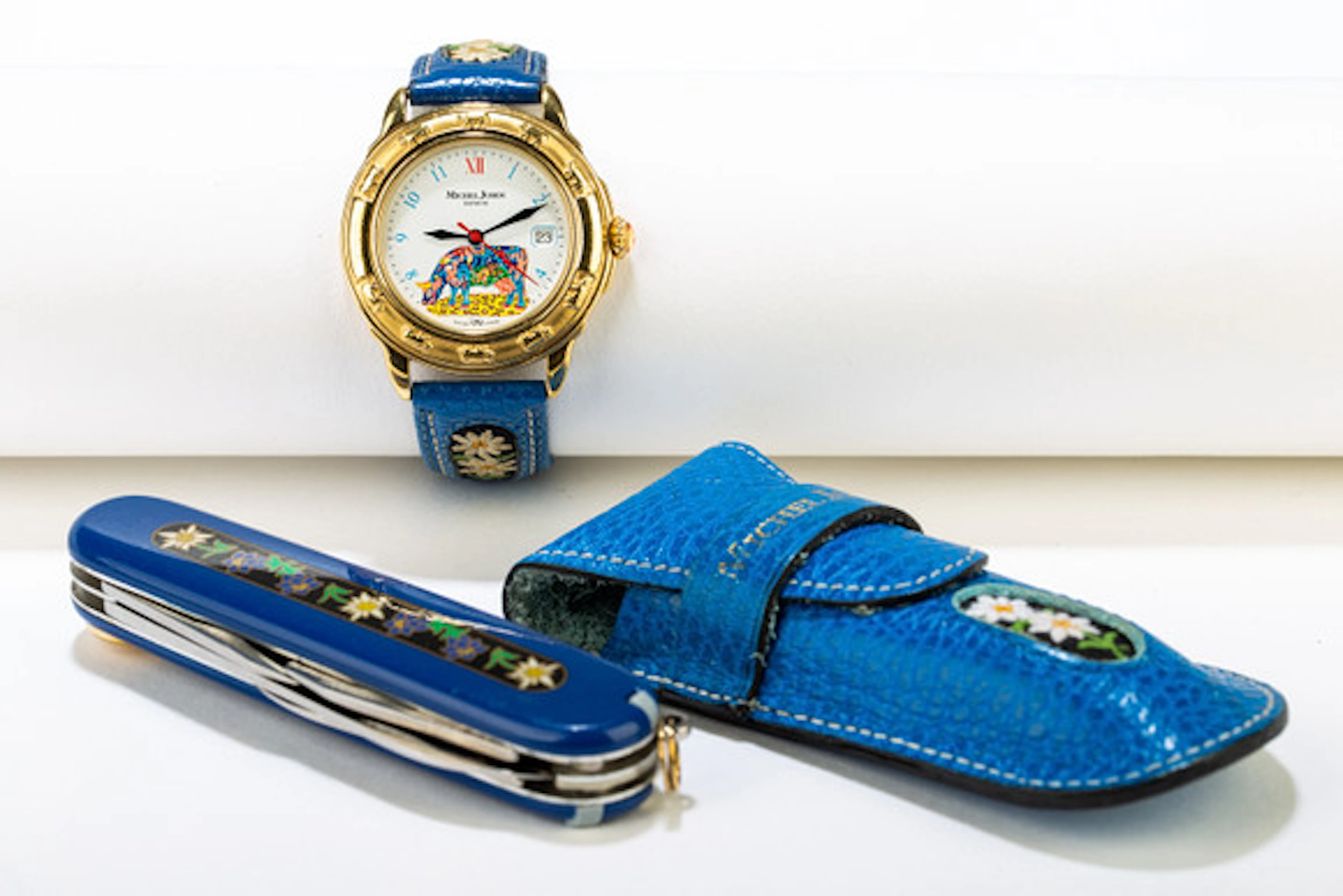 Michel Jordi, klocka/armbandsur och fickkn…