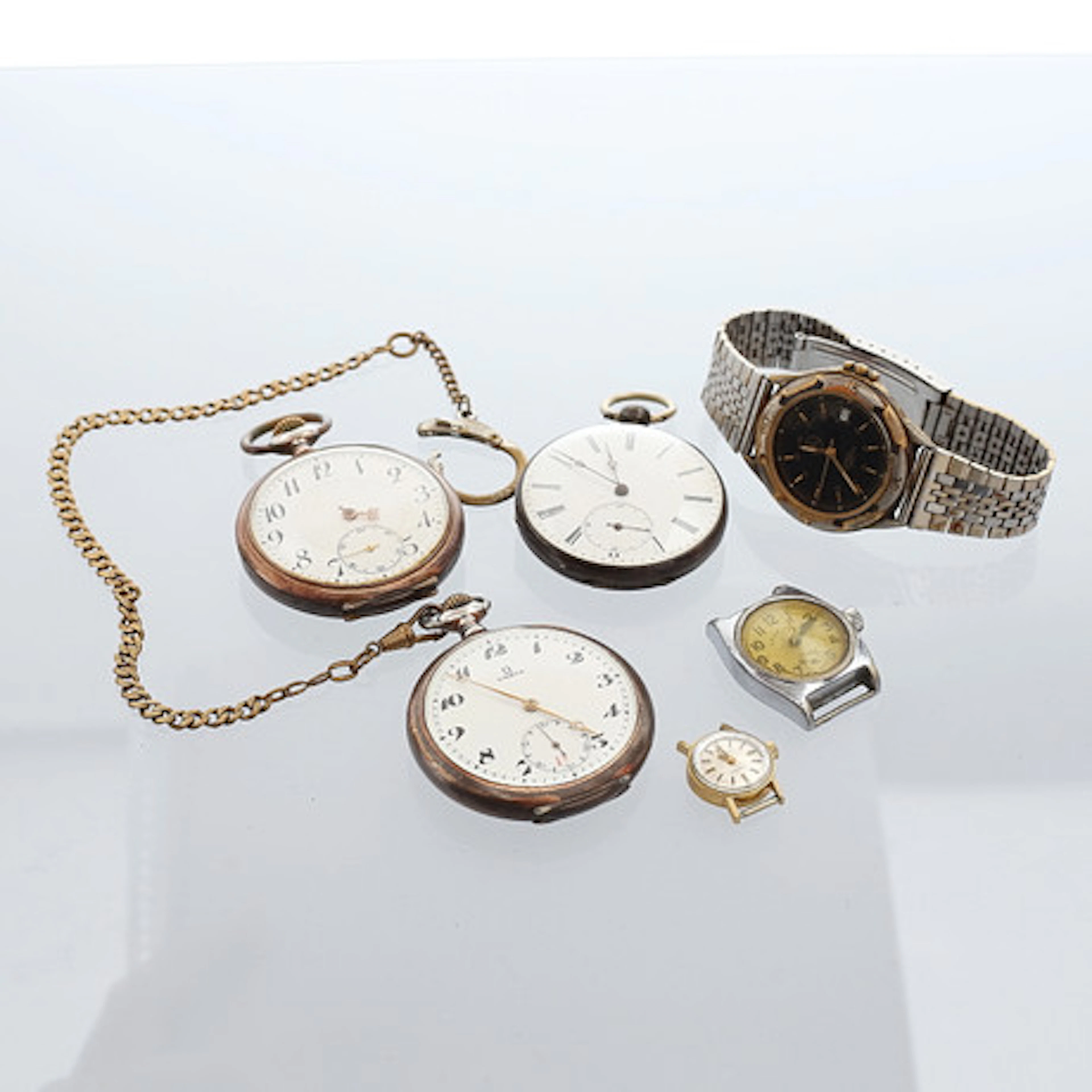 FICKUR, 3 st, silver, ARMBANDSUR, 3 st.